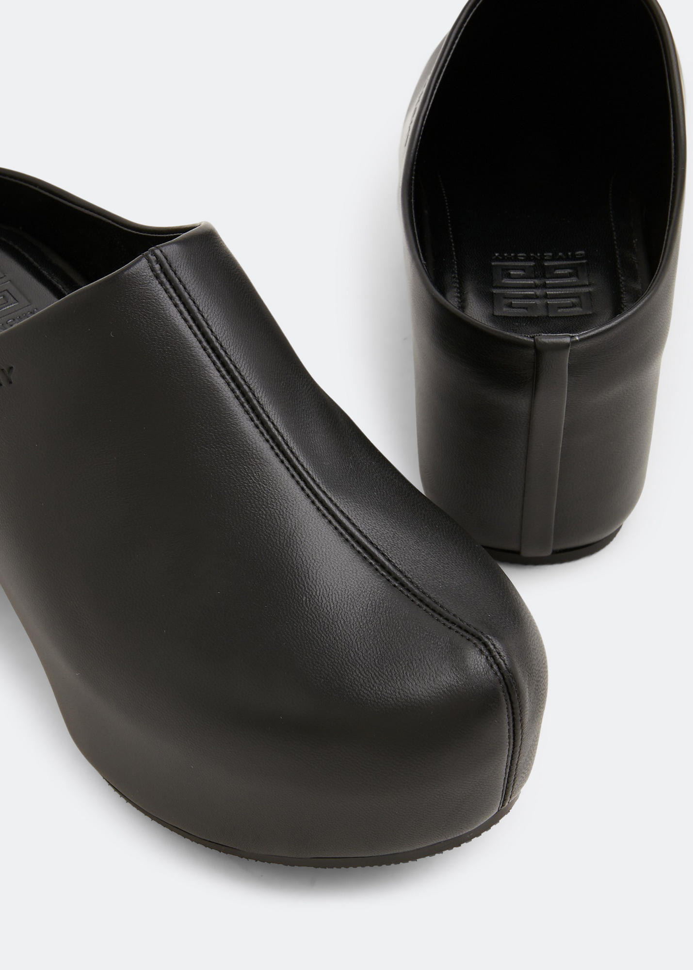 Givenchy G leather clogs for Women - Black in USA | Level Shoes