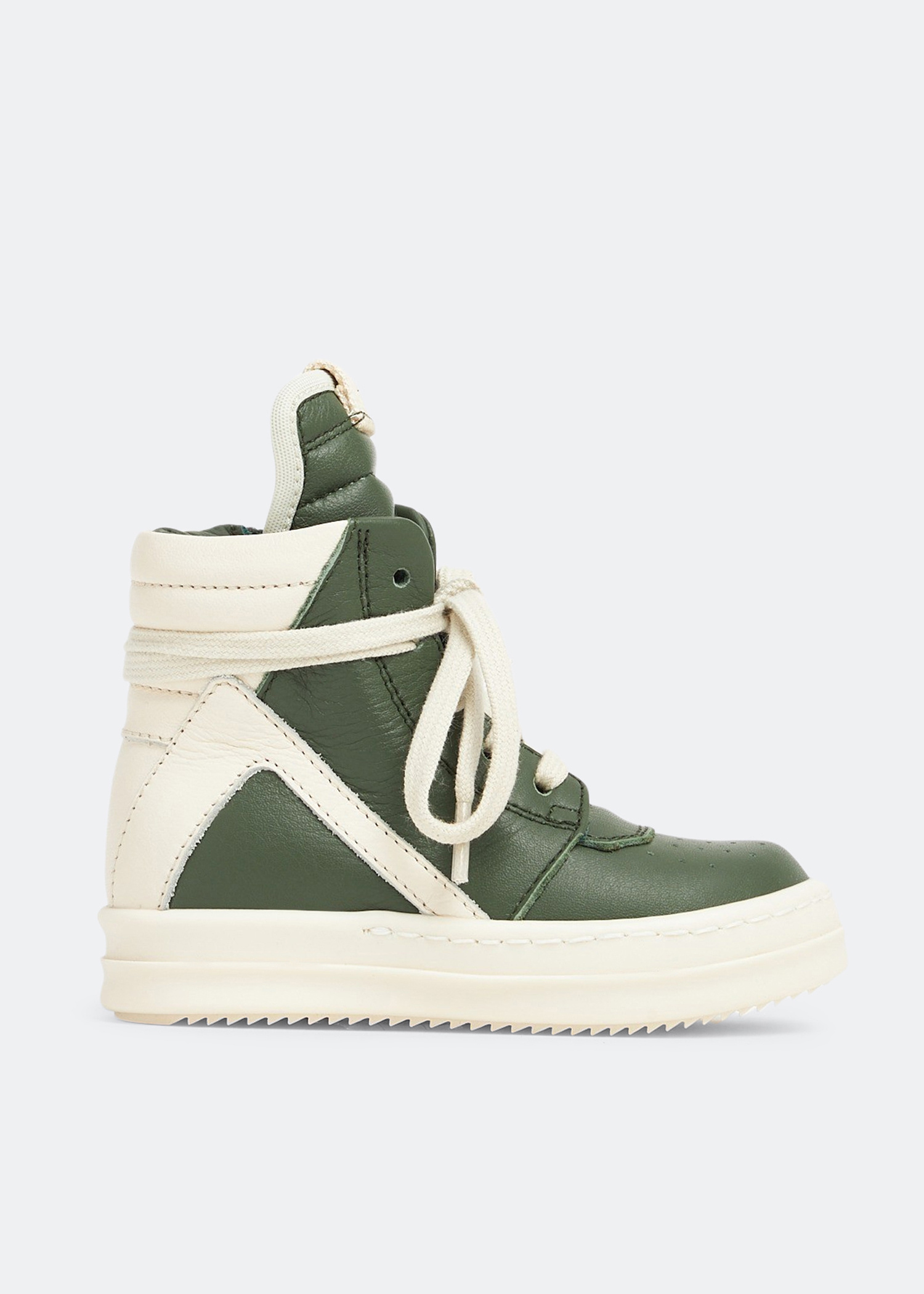 靴 Rick Owens LEEN Green Rick Owens Baby Geo high-top sneakers for Baby - Green in USA