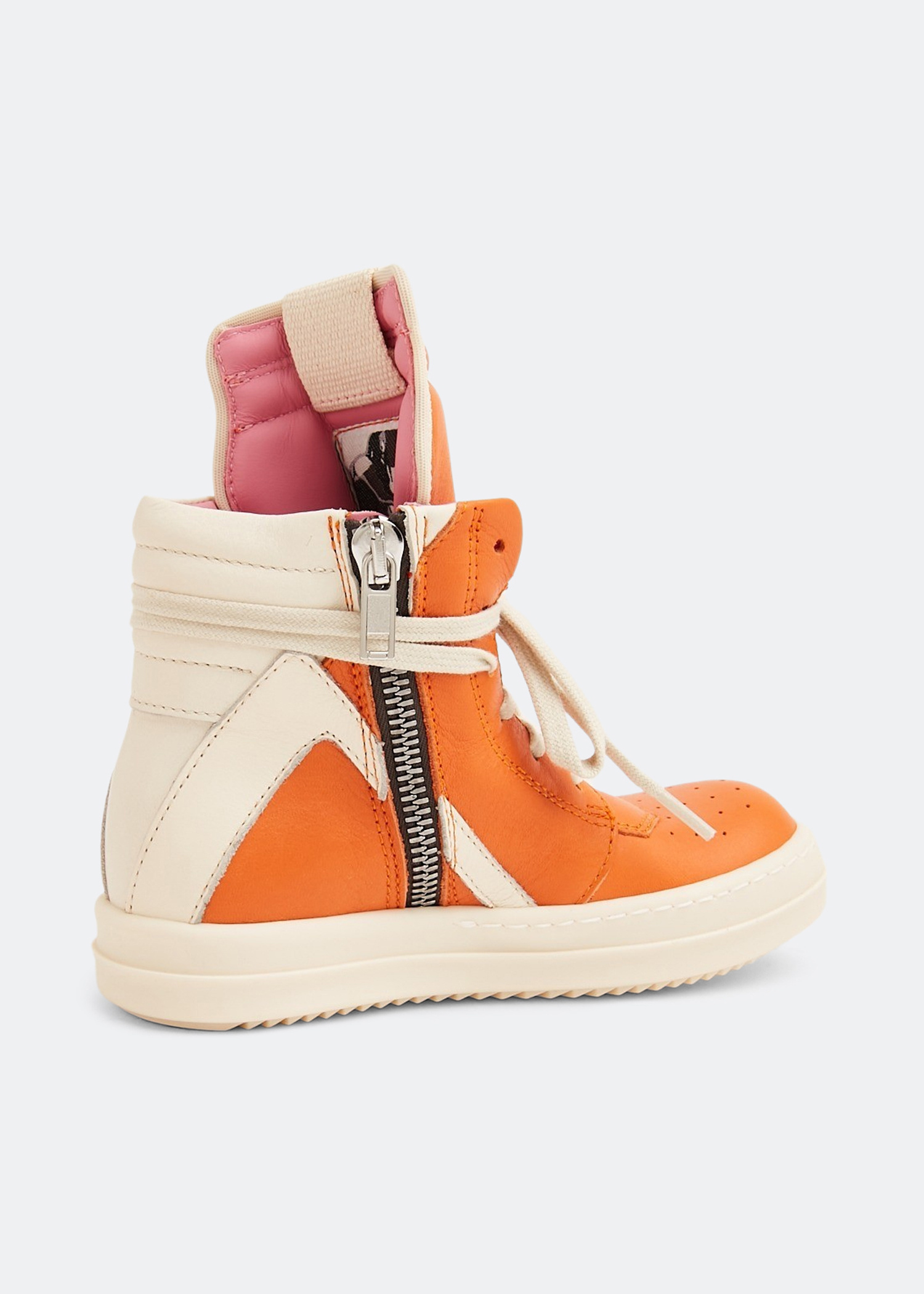 Rick Owens Geobaskets high-top sneakers for Boy - Orange in USA