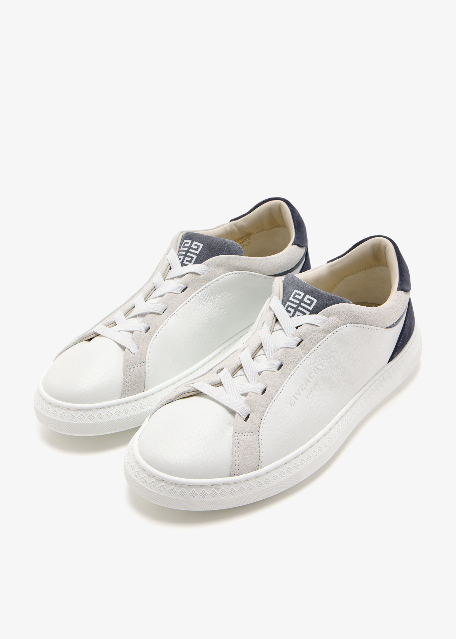 GIVENCHY LOW SNEAKER WITH ELASTIC スニーカー Givenchy Men's G Set Low Top Elastic Sneakers in White/Blue