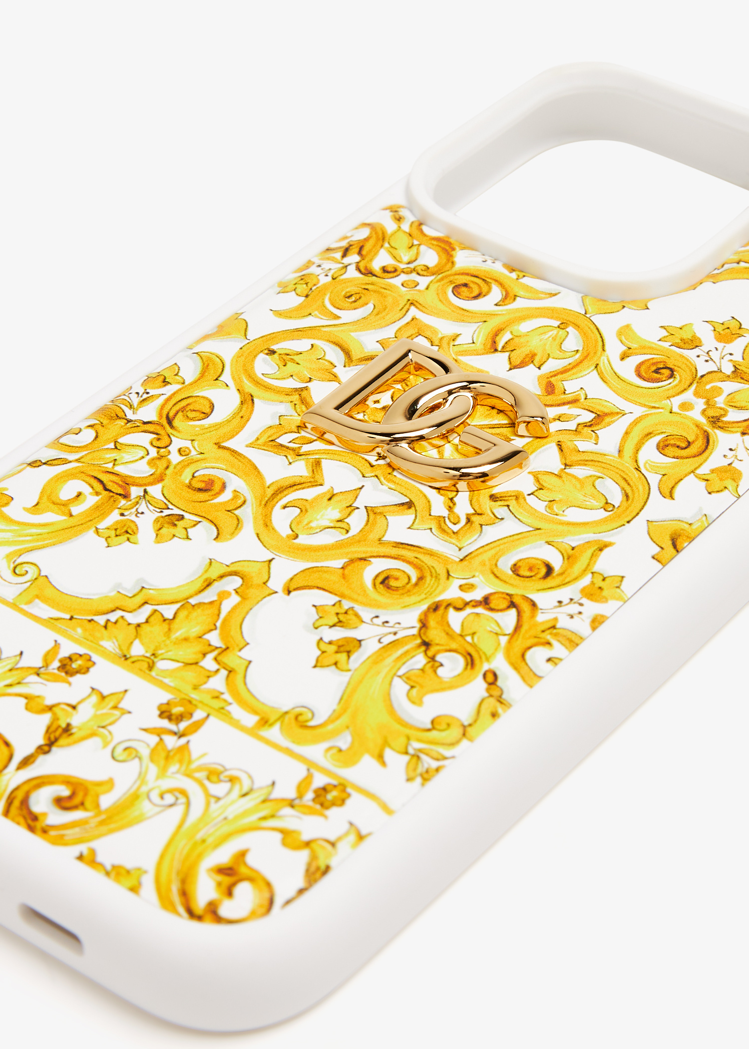 Dolce&Gabbana iPhone 15 Pro Max cover for Women - Yellow in UAE