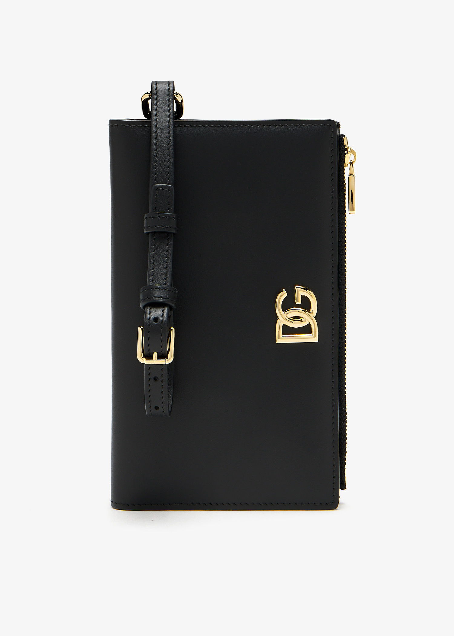Dolce&Gabbana DG Logo passport holder for Women - Black in