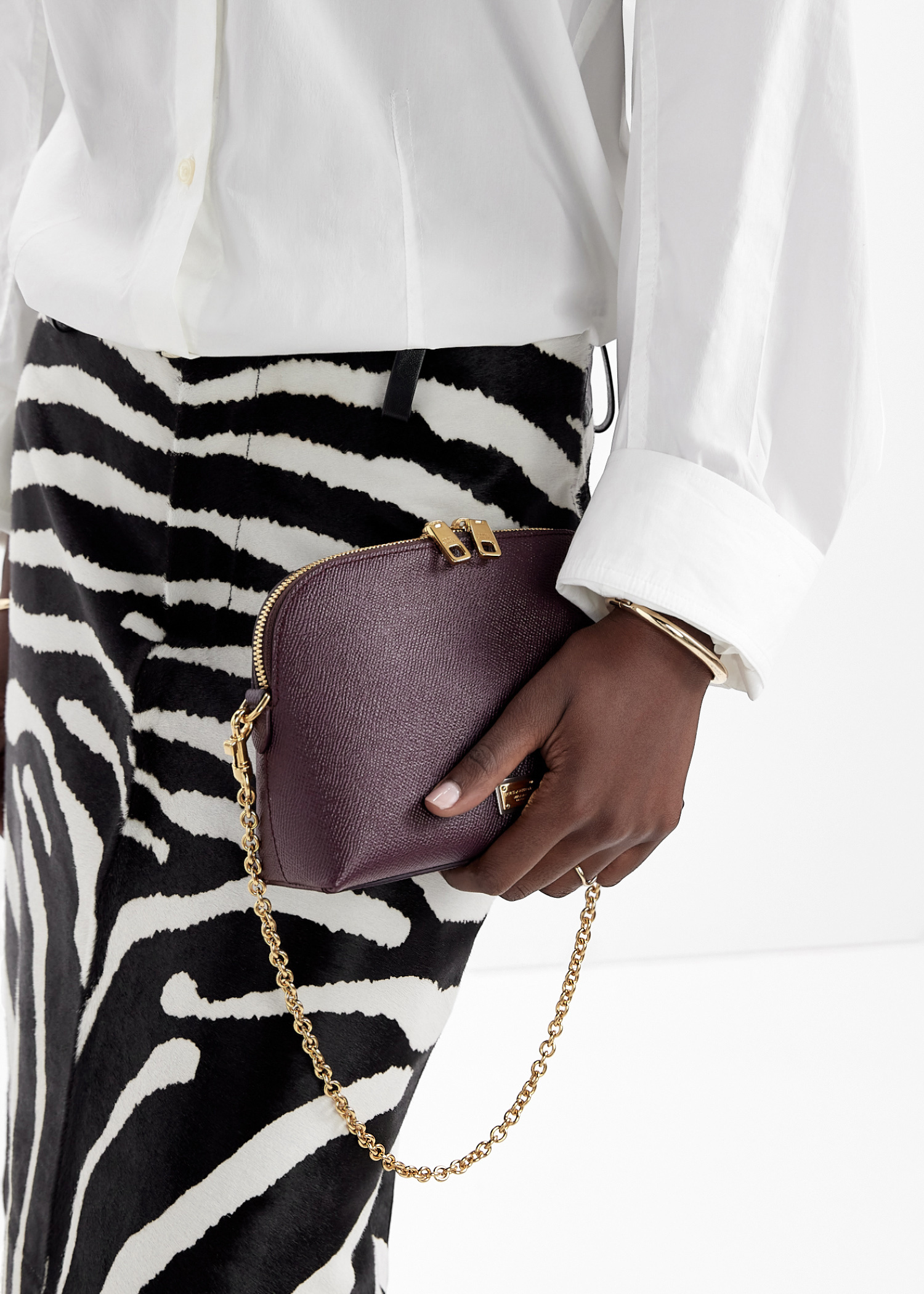 Dolce&Gabbana DG logo calfskin mini bag for Women - Burgundy