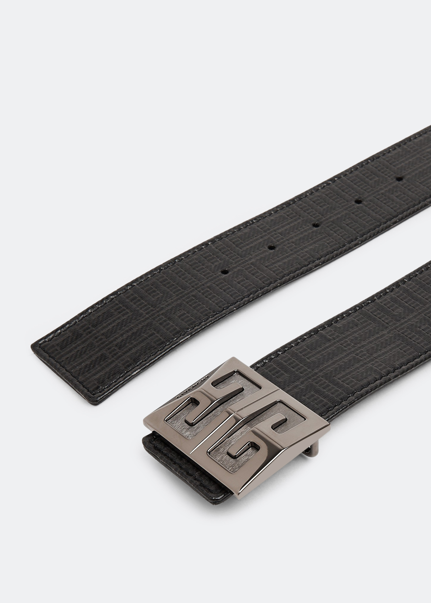 【新品】Givenchy 4g Liquid Reversible Belt Givenchy 4G reversible belt for Men - Black in USA | Level Shoes