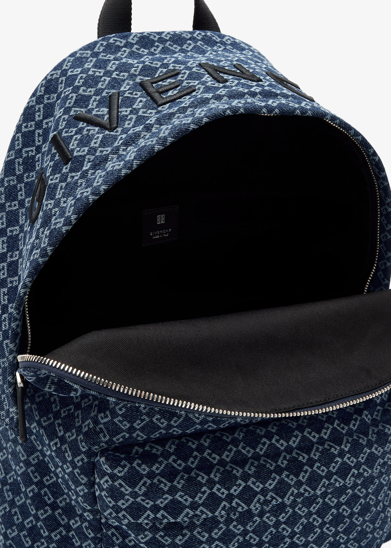Givenchy Essentia U Denim Backpack, Blue Givenchy Essential U backpack for Men - Blue in KSA | Level  main image 2