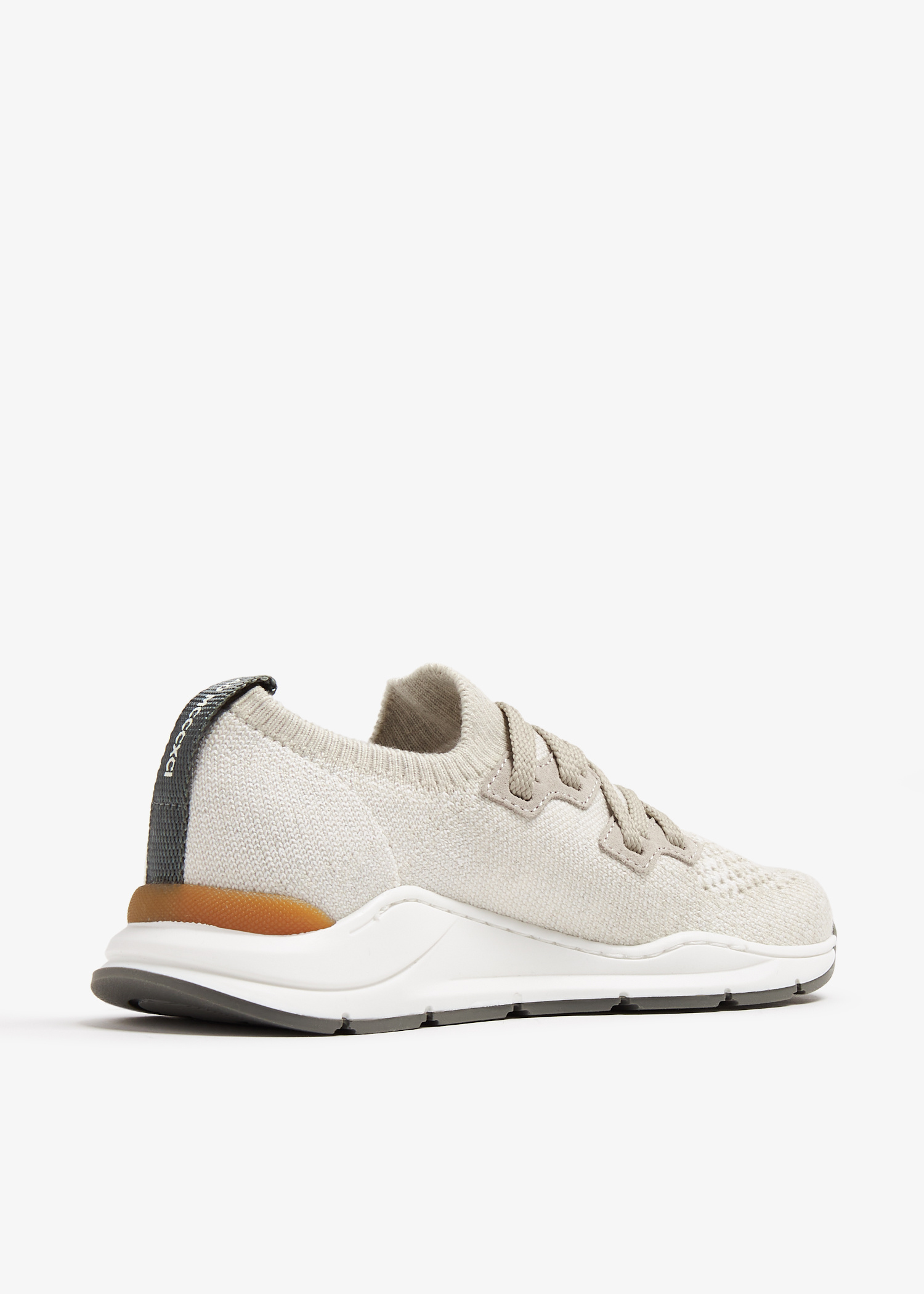 【送料&関税込】Brunello Cucinelli Beige Ballet Shoes With S Brunello Cucinelli Cotton chiné knit sneakers for Boy