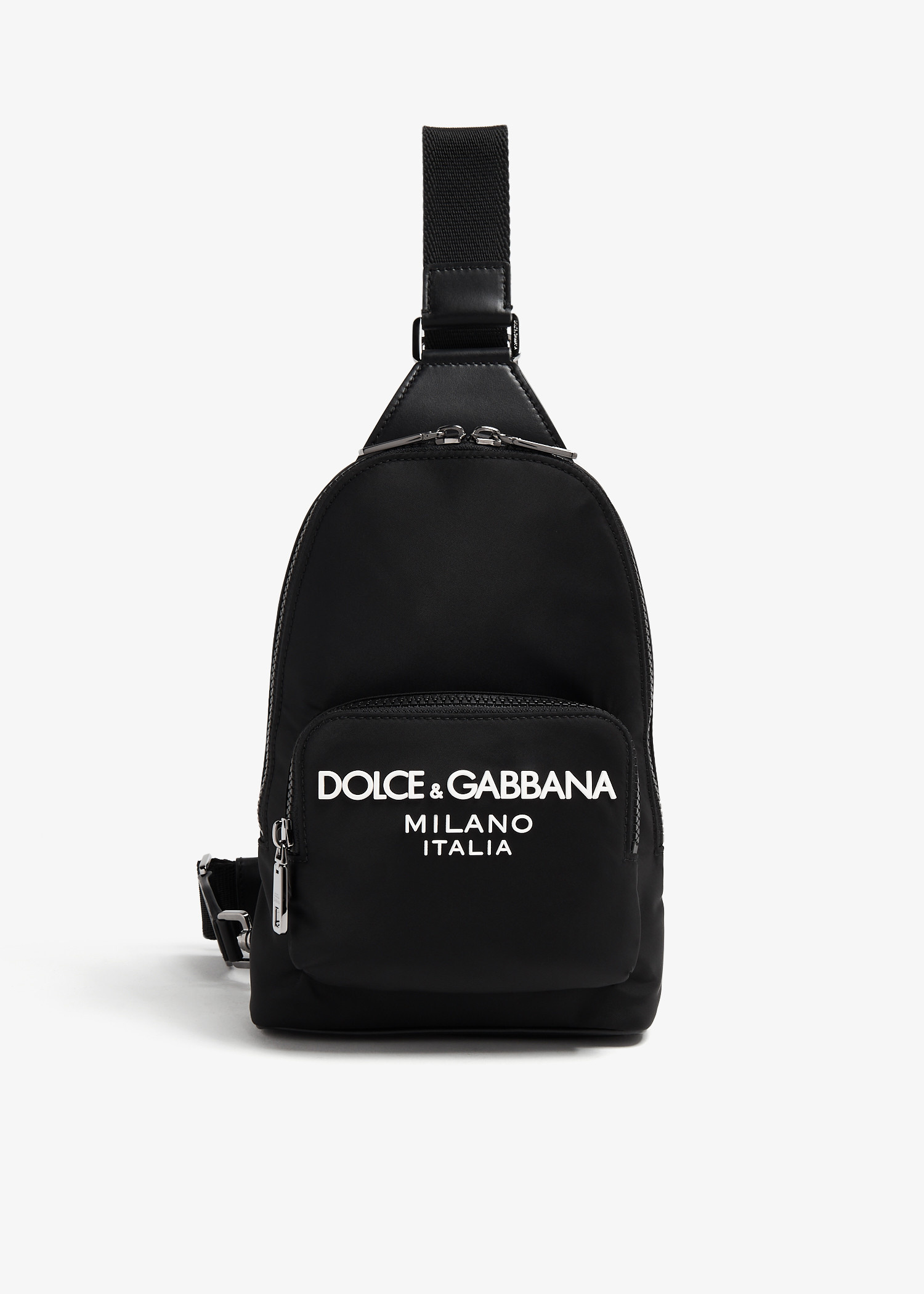 Dolce&Gabbana Nylon crossbody backpack for Men - Black in UAE