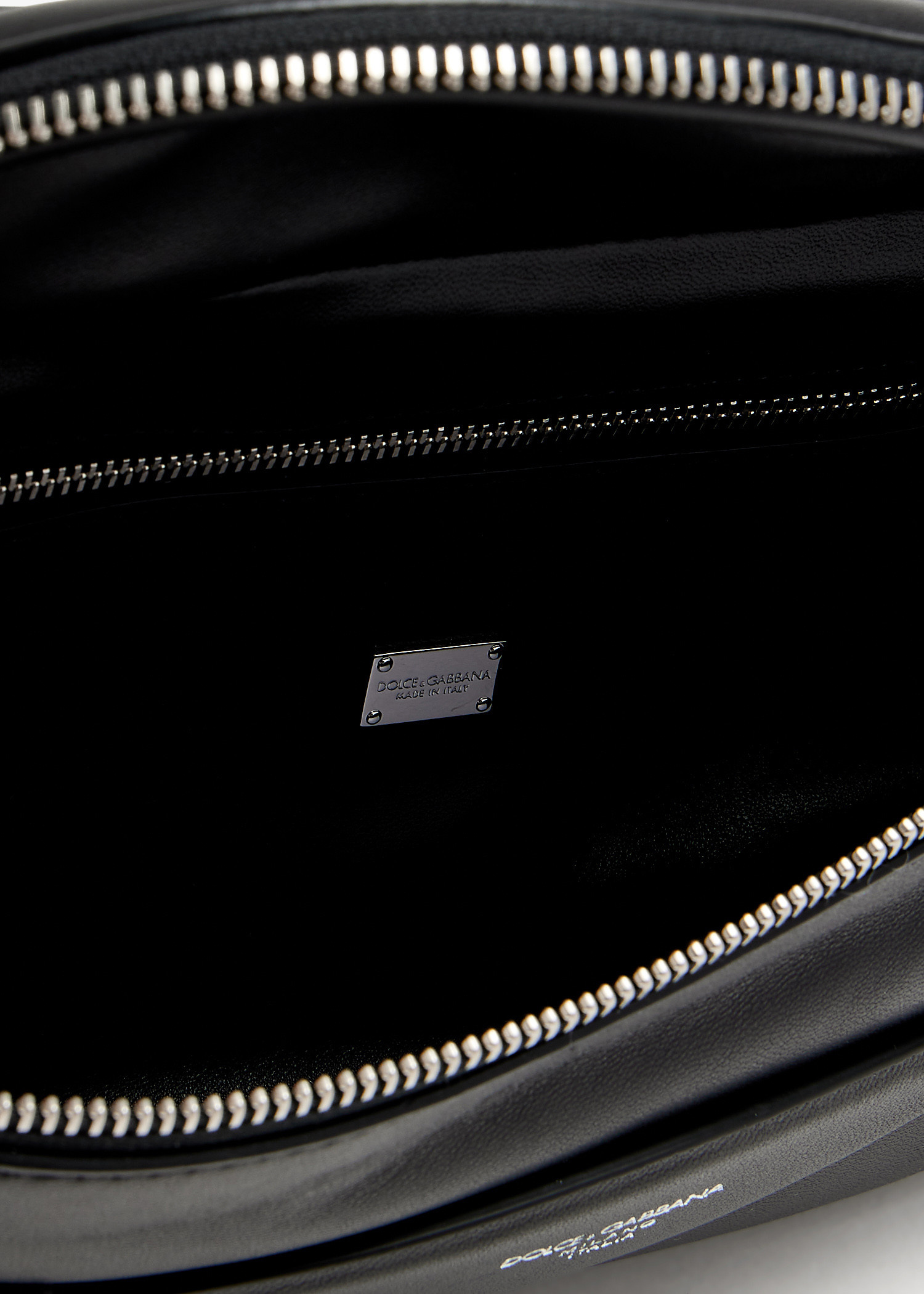 Dolce&Gabbana Calfskin nappa leather belt bag for Men - Black in