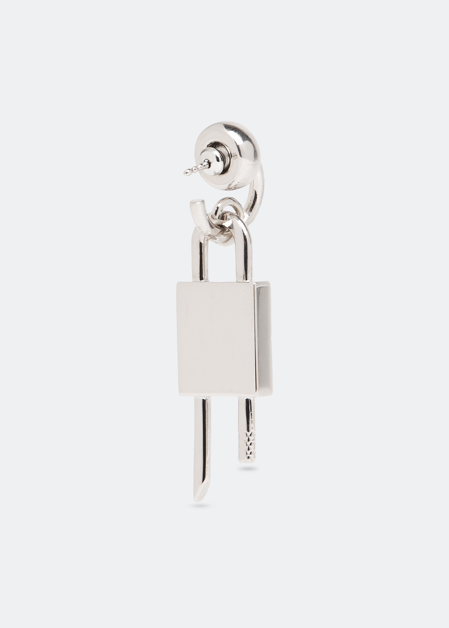 Givenchy Lock earring for Men - Silver in UAE | Level Shoes