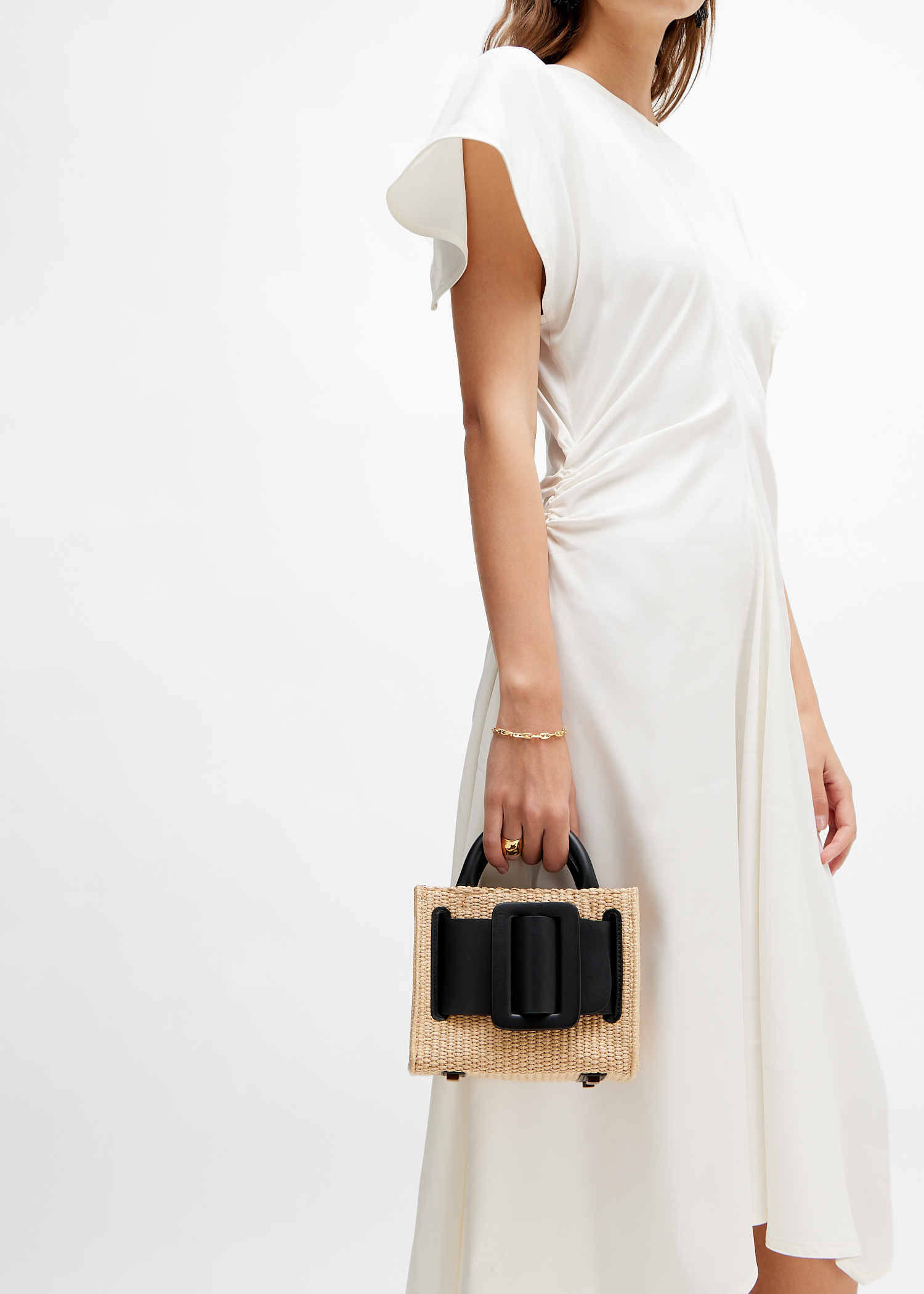 BOYY Bobby 18 raffia bag for Women - Beige in USA | Level Shoes