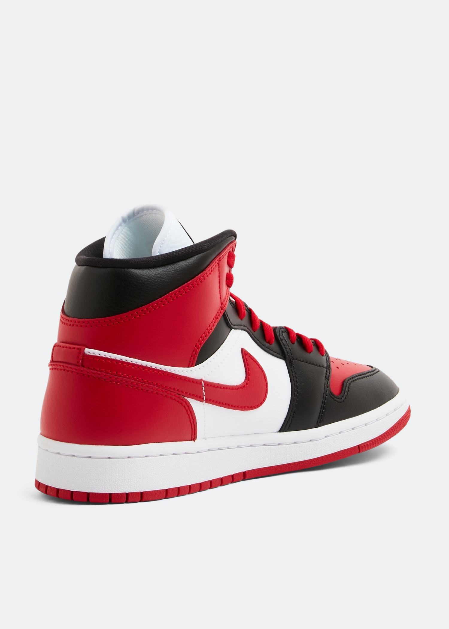 Nike Air Jordan 1 Mid 'Alternate Bred Toe' sneakers for