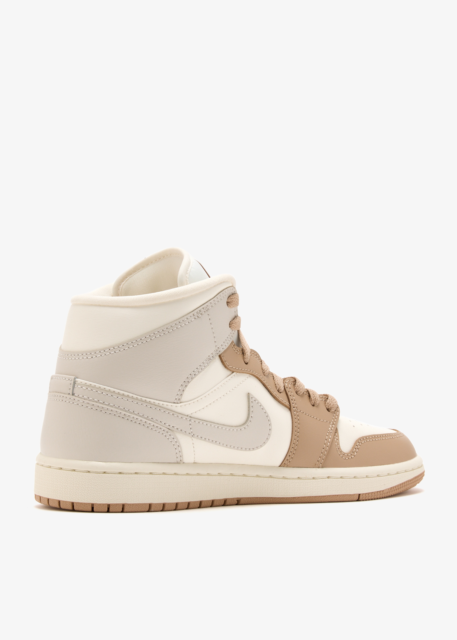 Nike Air Jordan 1 Mid sneakers for Women - Cream in USA | Level Shoes