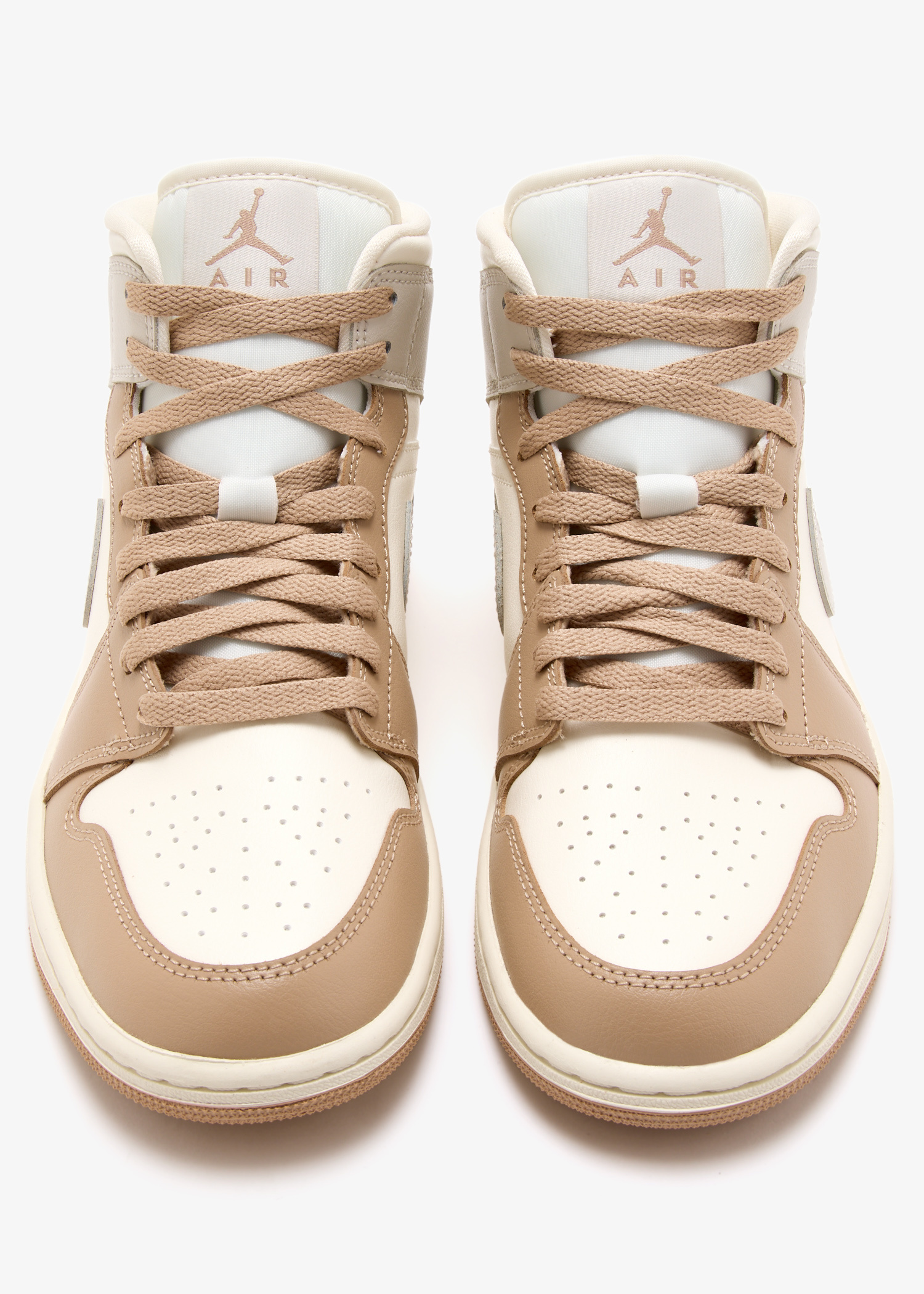 Nike Air Jordan 1 Mid sneakers for Women - Cream in USA | Level Shoes