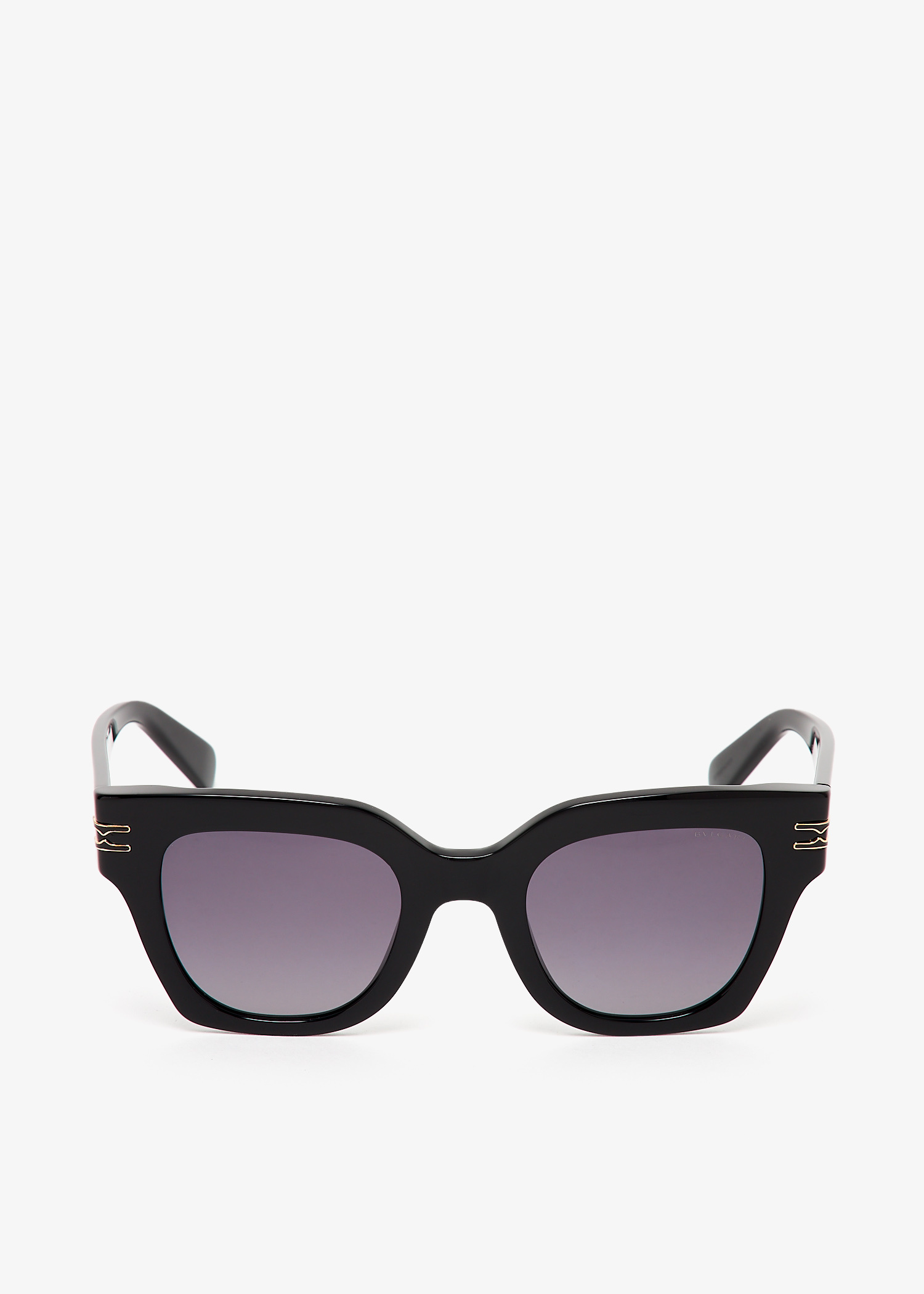 BVLGARI B.zero1 geometric sunglasses for Women - Black in