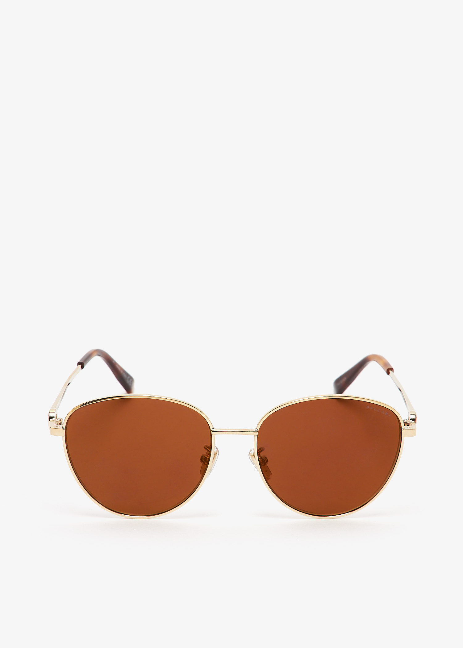 BVLGARI Bvlgari Bvlgari round sunglasses for Women - Gold in