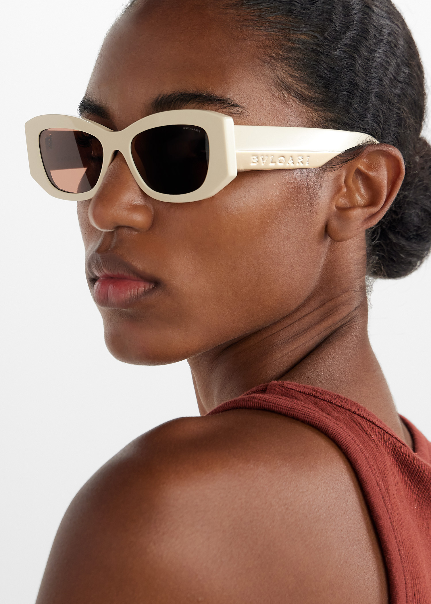 Bulgari Women\'s Opal Butter 55mm Sunglasses BVLGARI Serpenti Butterfly Sunglasses | Neiman Marcus main image 3