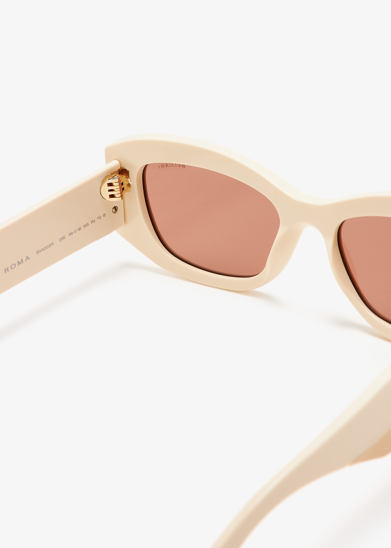 BVLGARI Bvlgari Roma geometric sunglasses for Women - White  display picture 1
