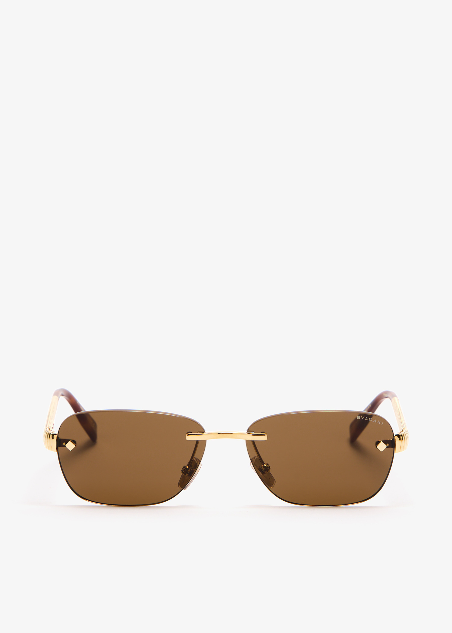 BVLGARI Tubogas sunglasses for Women - Gold in UAE | Level Shoes