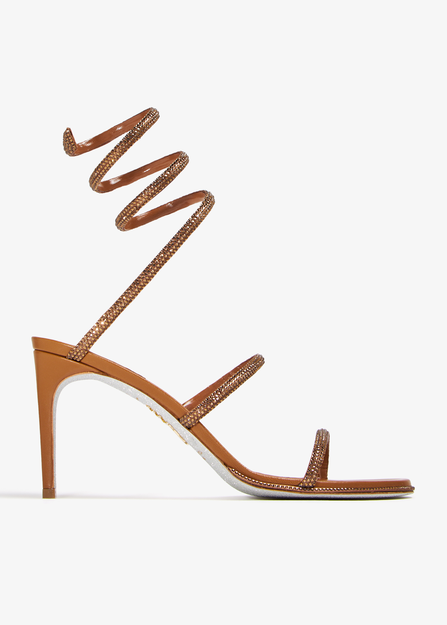 René Caovilla Cleo crystal-embellished sandals for Women