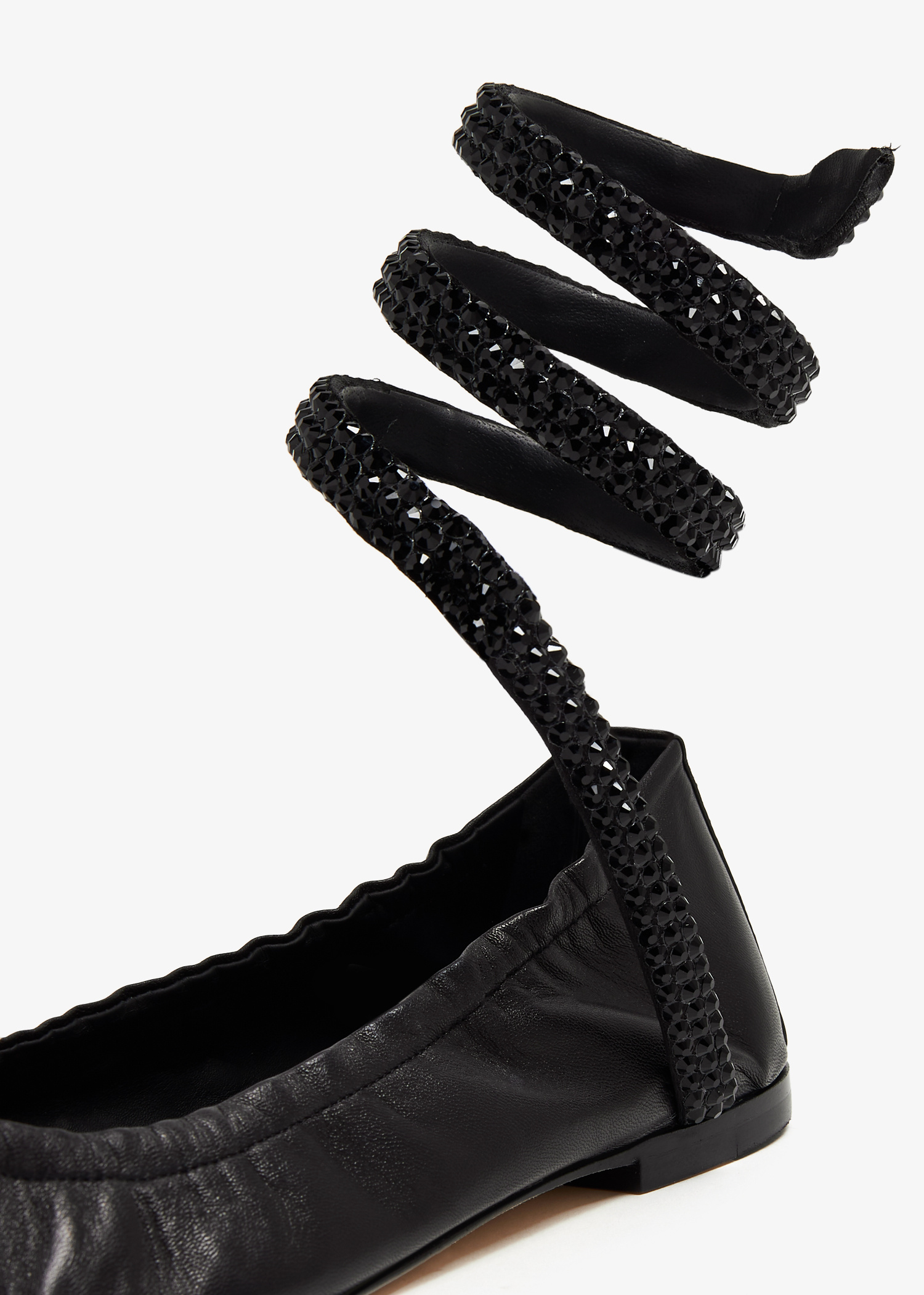 René Caovilla Cleo ballerinas for Women - Black in UAE