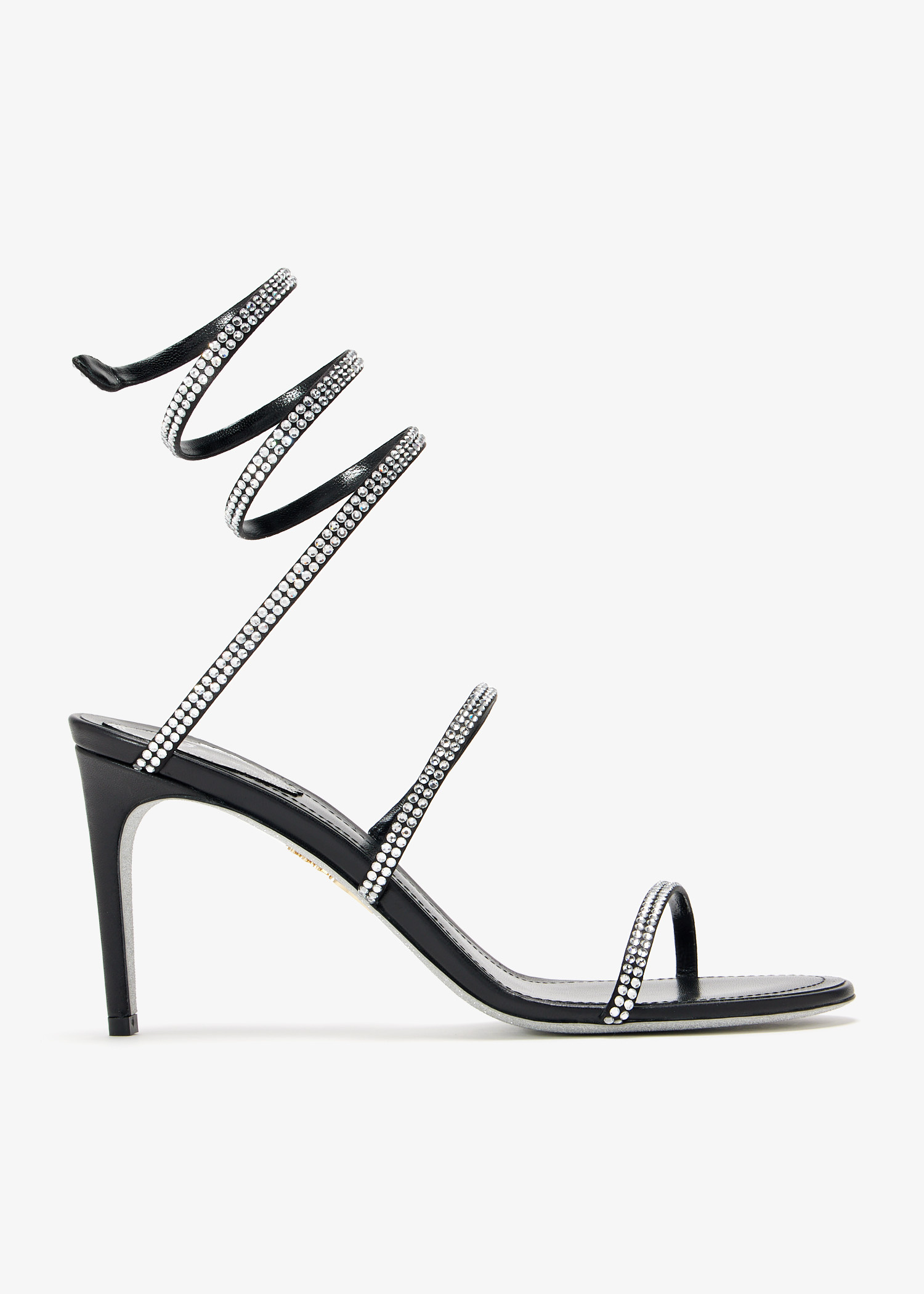 サンダル・ミュール RENE CAOVILLA Women Sandals C12369 R001V065 Black René Caovilla Cleo crystal-embellished sandals for Women