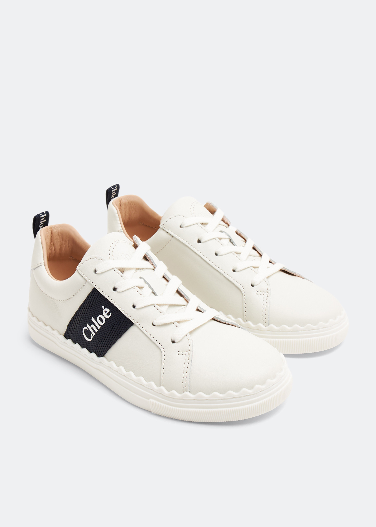 Chloé Lauren sneakers for Girl - White in UAE | Level Shoes
