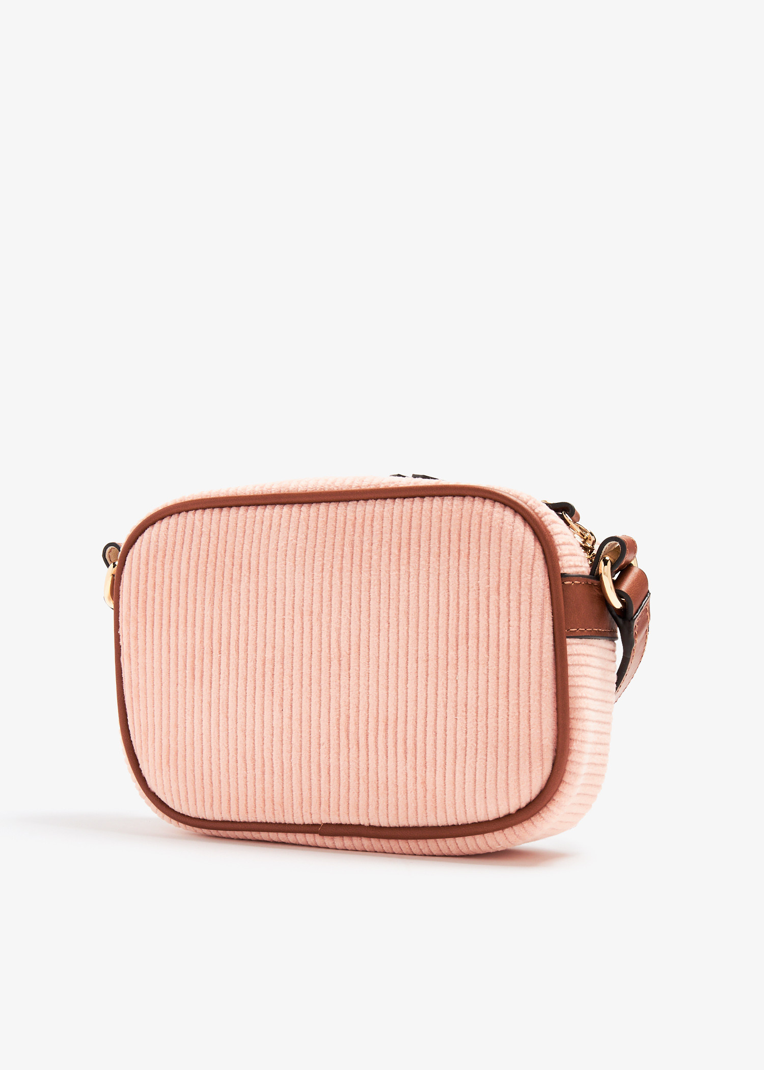 Chloé Logo-embroidered crossbody bag for Girl - Pink in USA