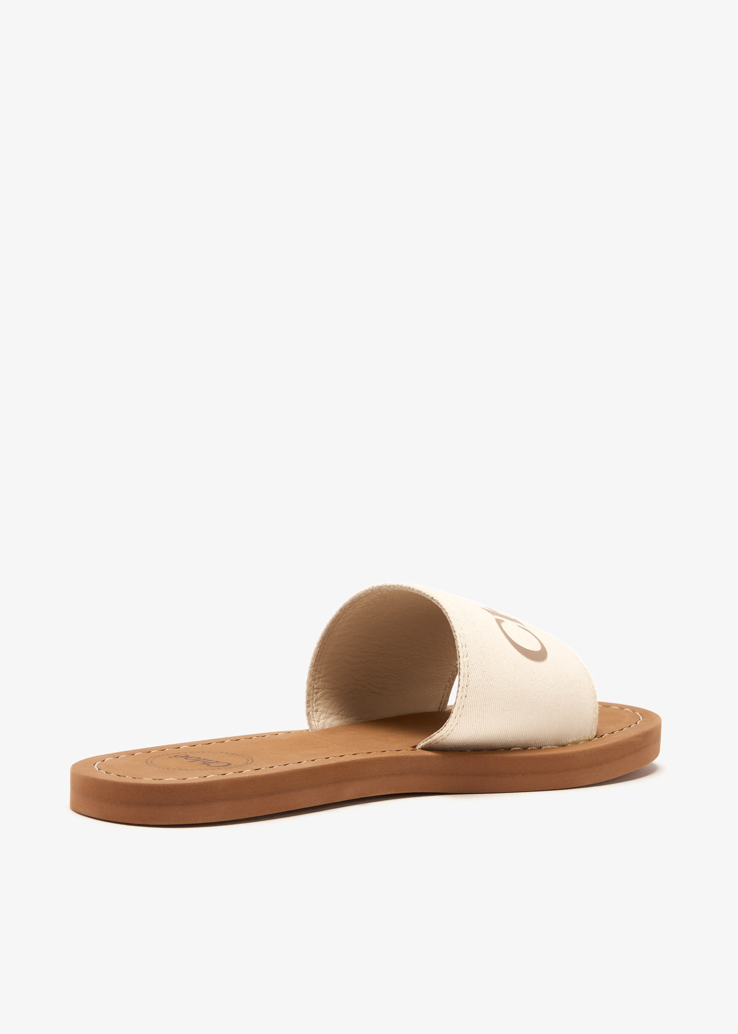 Chloé Logo sandals for Girl - Beige in USA | Level Shoes