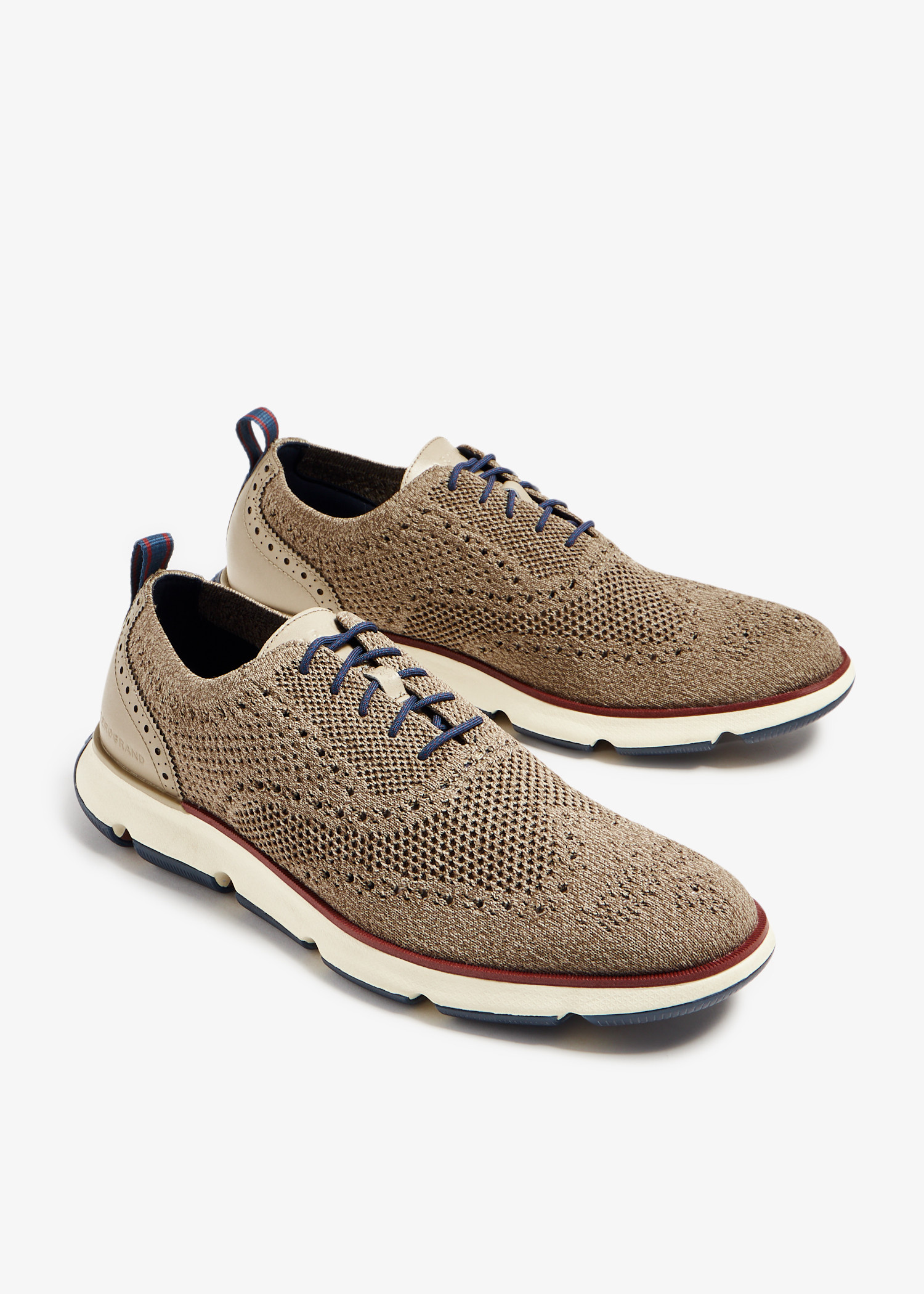 kazu Cole Haan ZERØGRAND Oxford sneakers for Men - Beige in USA | Level