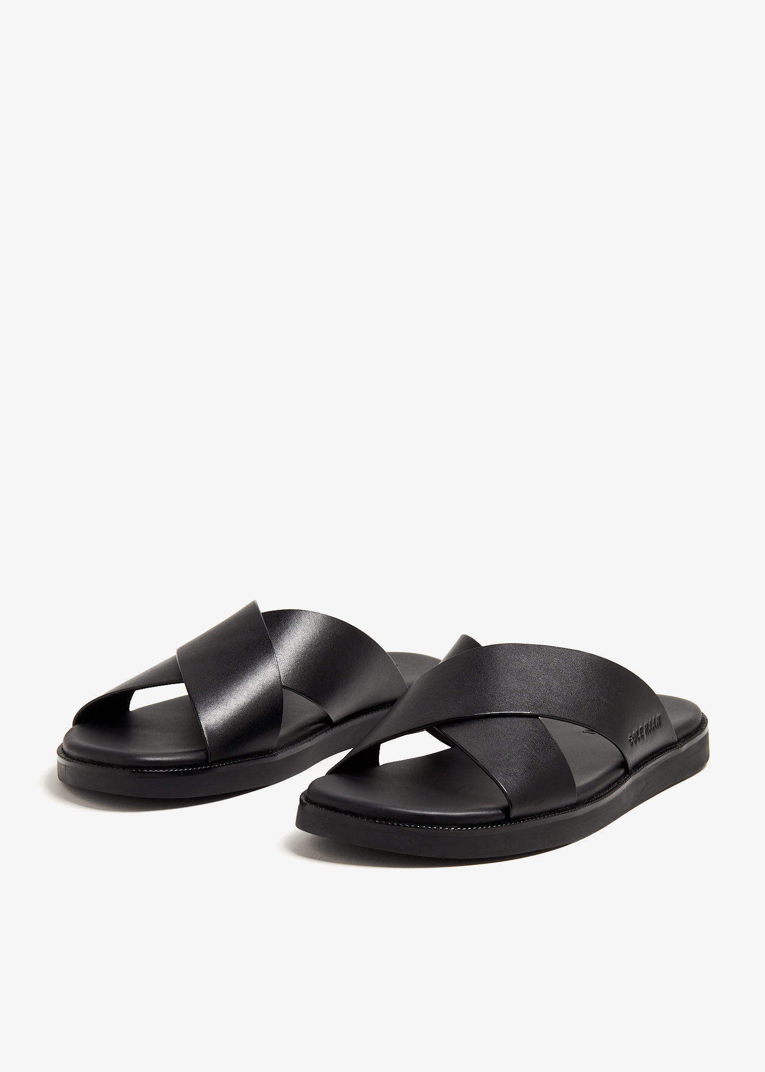 Cole Haan Nantucket cross-strap sandals for Men - Black in