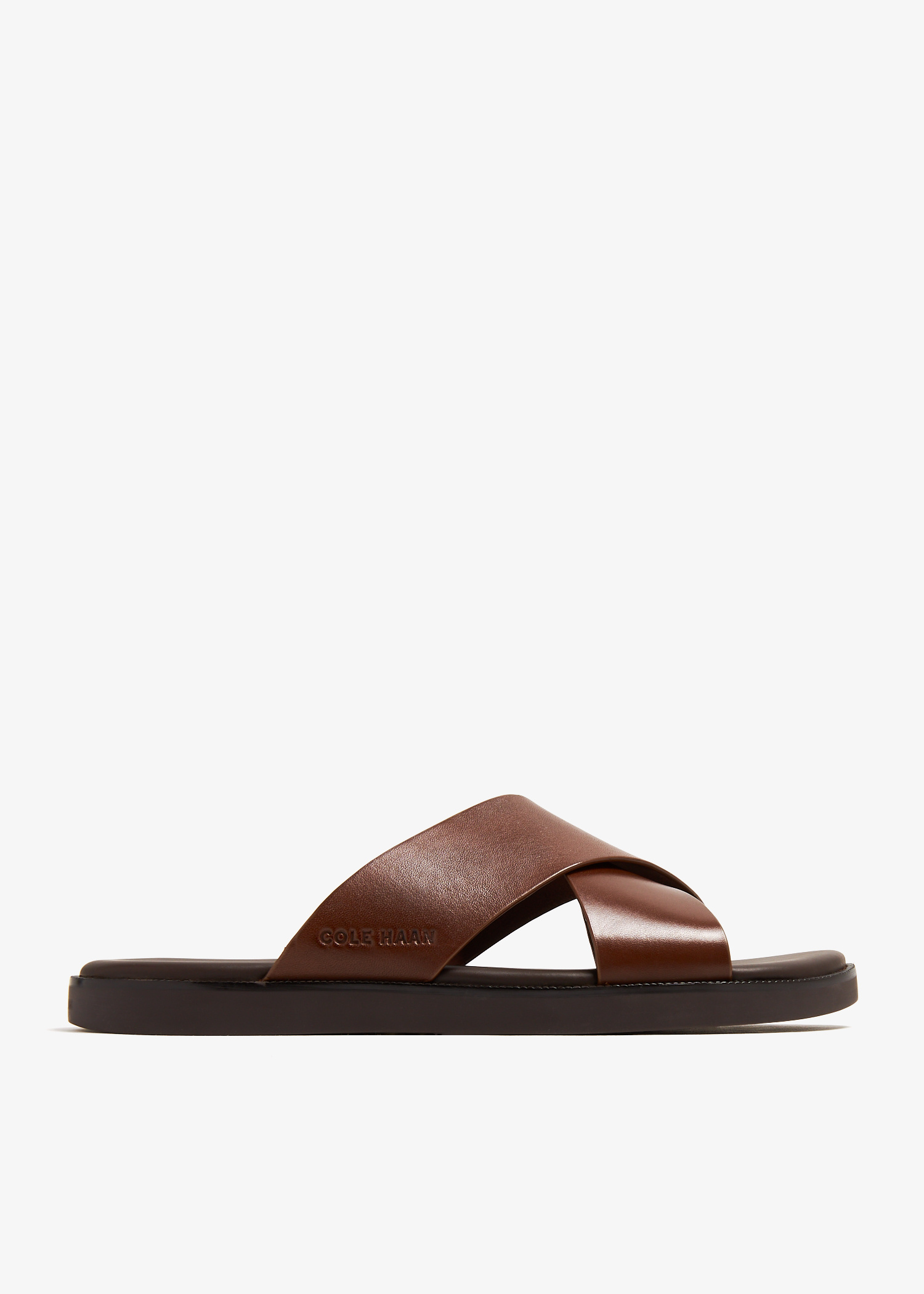 Cole Haan Nantucket cross-strap sandals for Men - Brown in USA