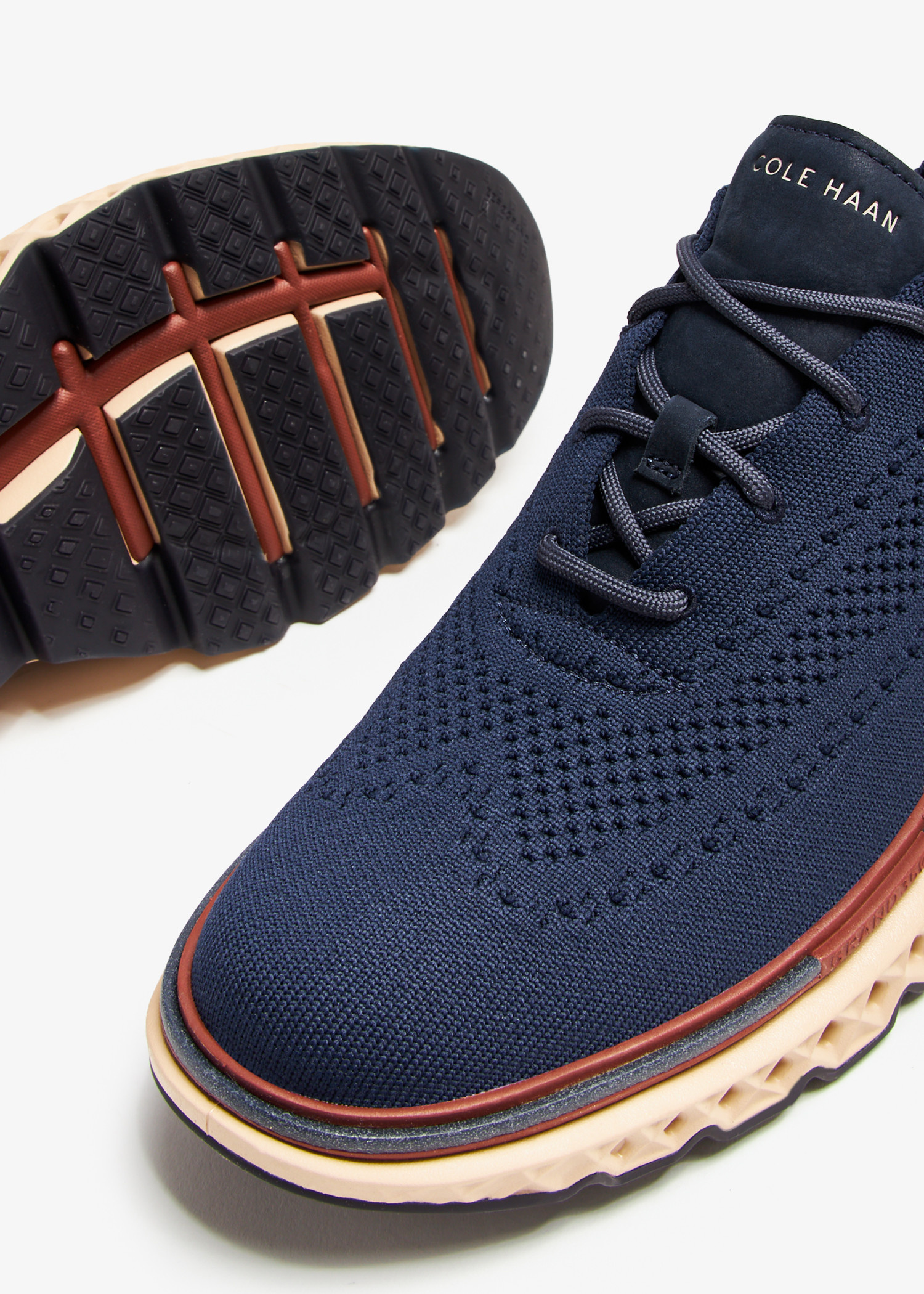 Cole Haan 5.ZERØGRAND Wingtip Oxford sneakers for Men - Blue in