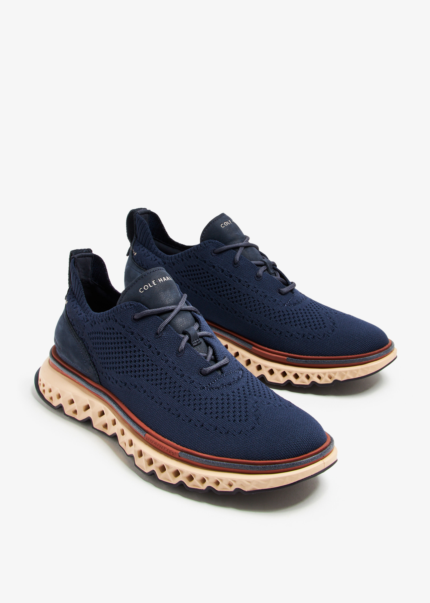 おんぷ EU38/24.5cm Cole Haan 5.ZERØGRAND Wingtip Oxford sneakers for Men - Blue