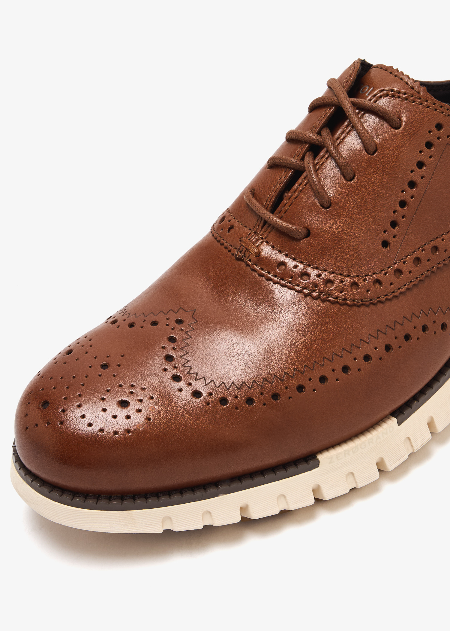美品★COLE HAAN ZERØGRAND ダークブラウン Men's ZERØGRAND Remastered Plain Toe Oxfords in Brown | Cole