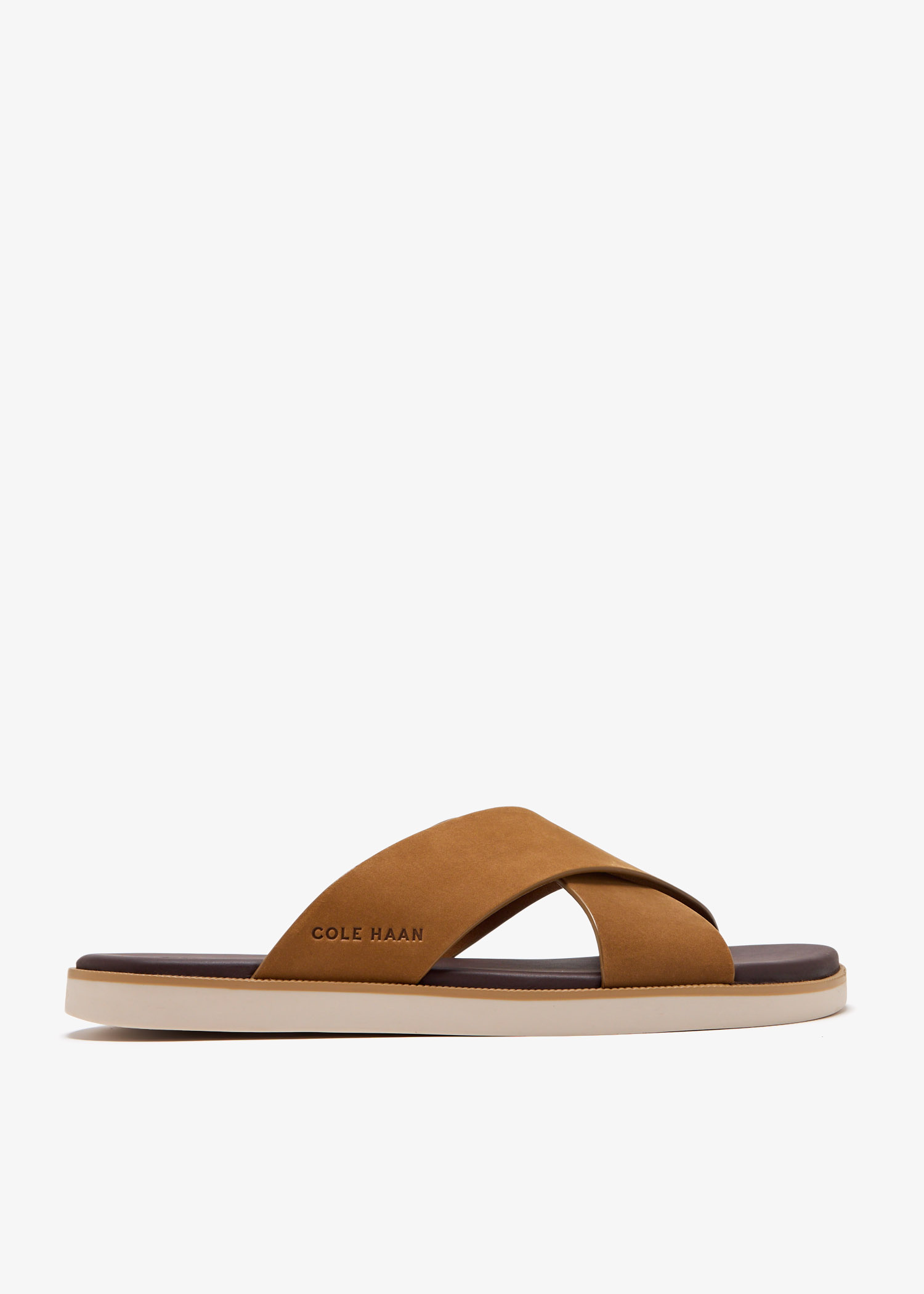 Cole Haan Nantucket cross-strap sandals for Men - Brown in USA