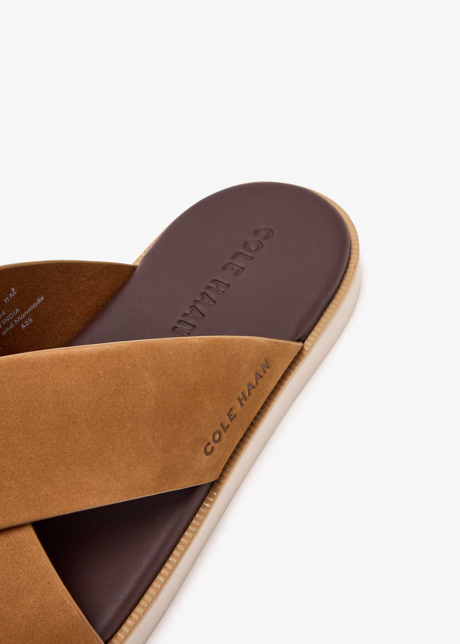 Cole Haan Nantucket cross-strap sandals for Men - Brown in