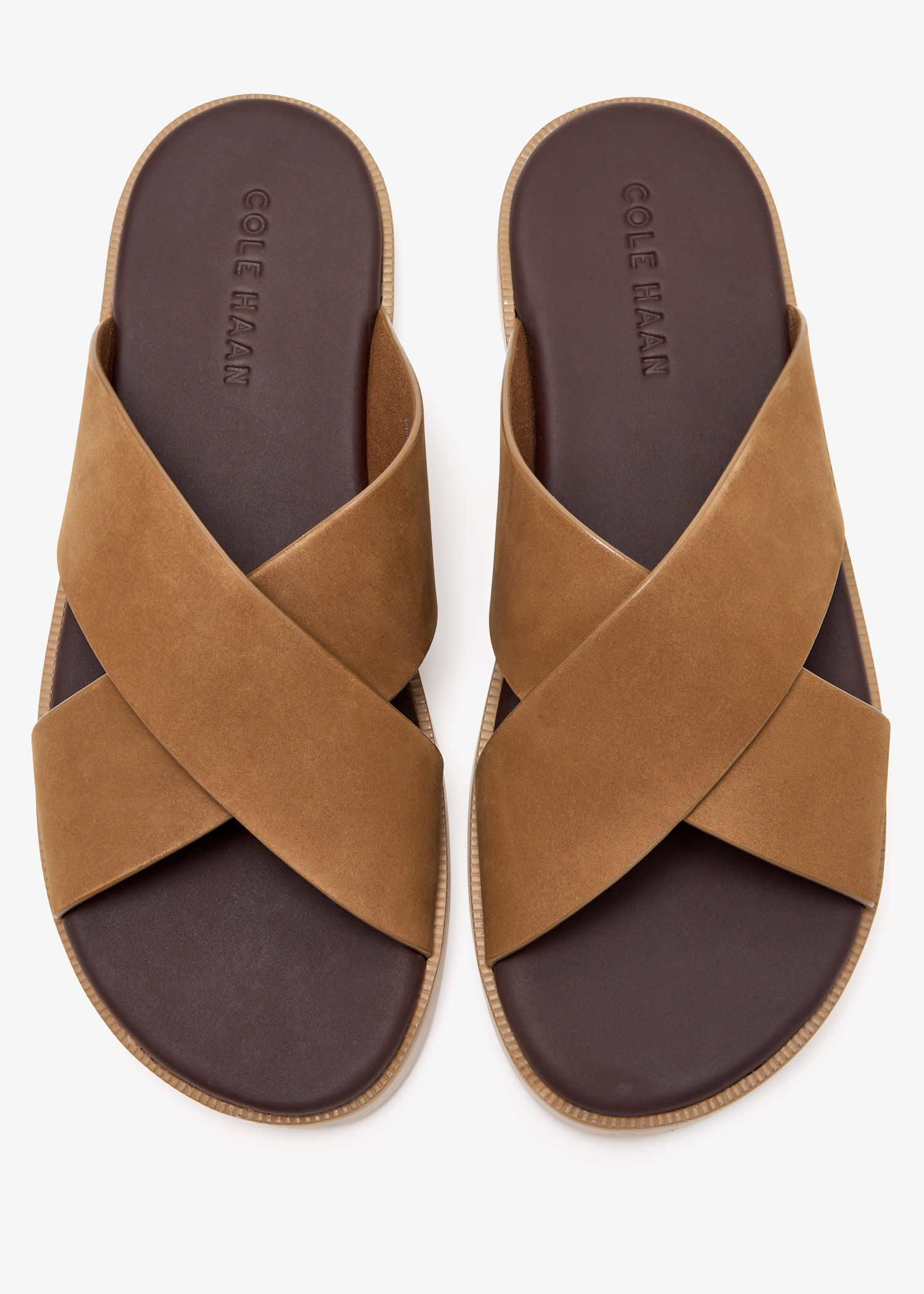 国内在庫・即納可能 COLE HAAN NANTCKT CROSS SANDALS Men's Nantucket Cross Strap Sandals in Brown | Cole Haan