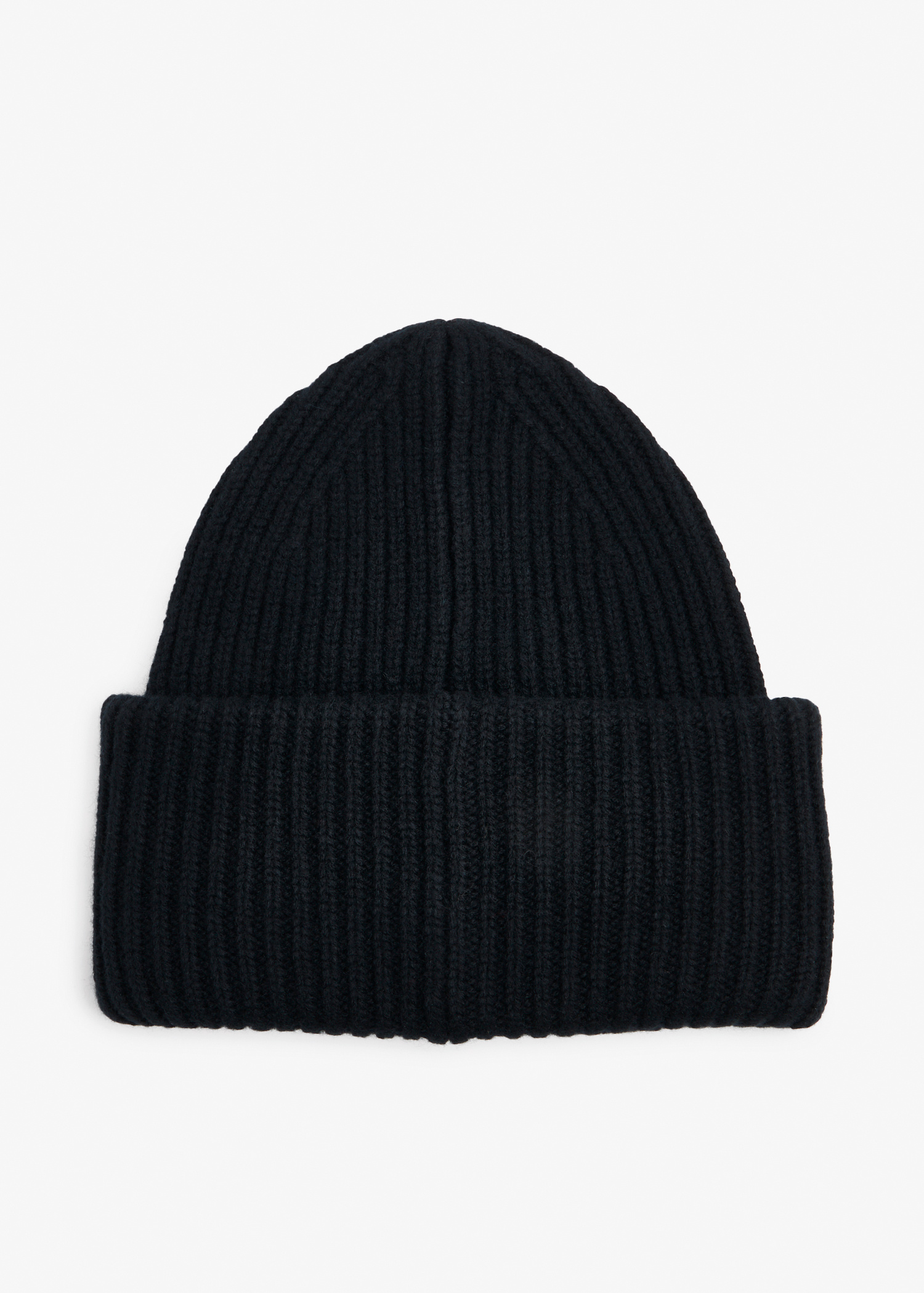 Acne Studios Rib knit beanie hat for Men - Black in UAE