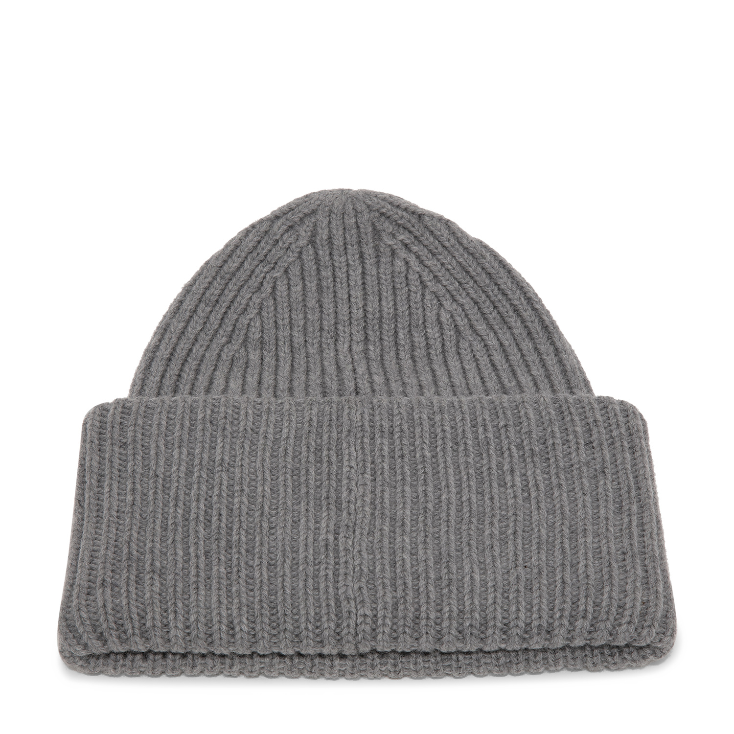 Acne Studios Rib knit beanie hat for Men - Grey in USA | Level Shoes