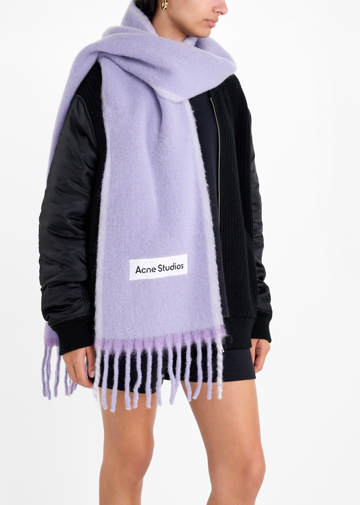 Acne Studios Wool mohair narrow scarf for ADULT-UNISEX, Men, Women