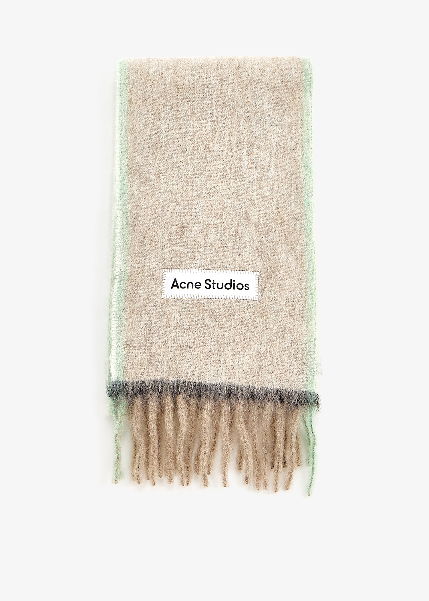 Acne Studios ウールストール ベージュ 200×70 Canada New(Muffler) | Acne Studios(アクネストゥディオズ