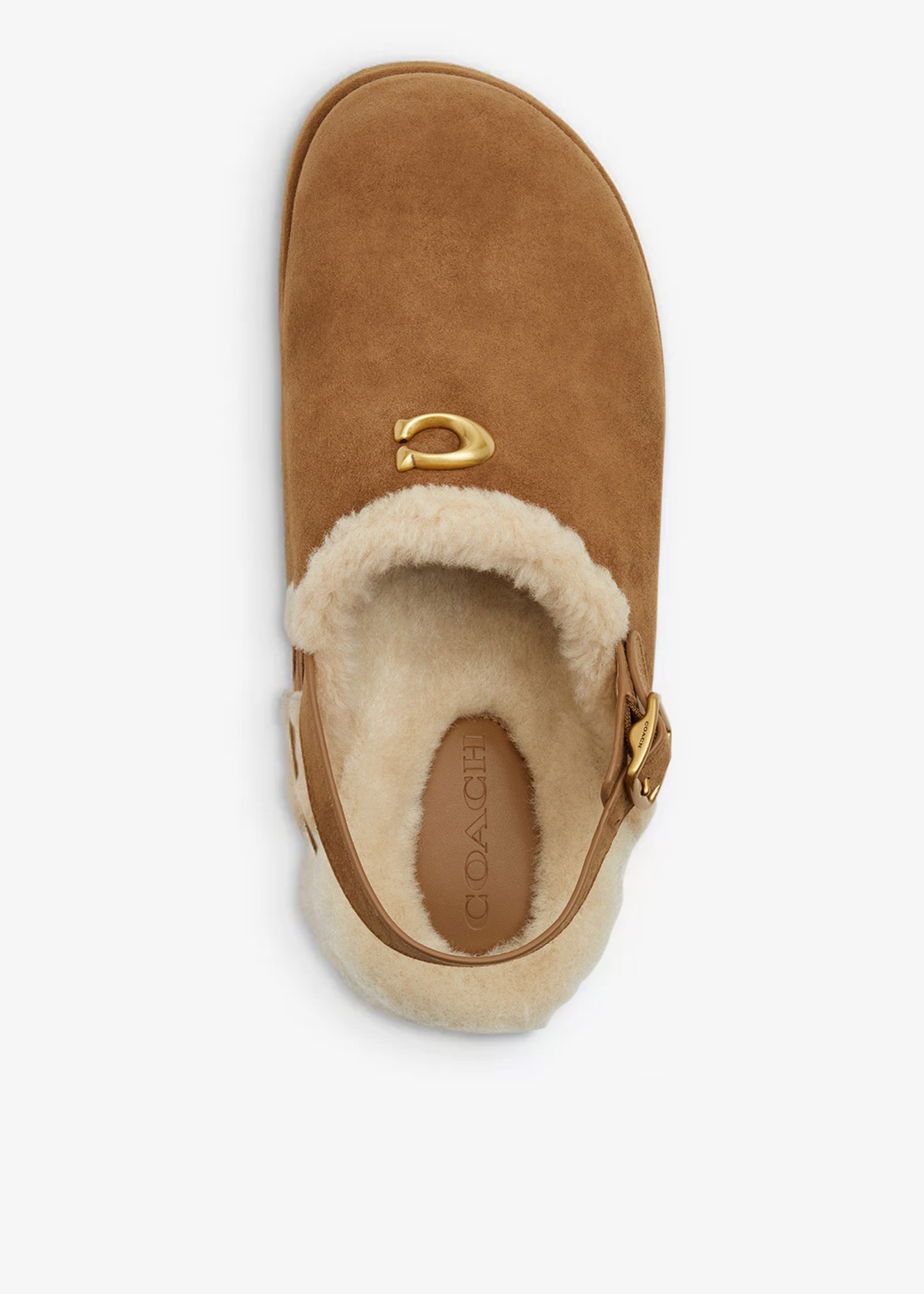 Coach Sculpted C platform clogs for Women - Brown in USA | Level Shoes