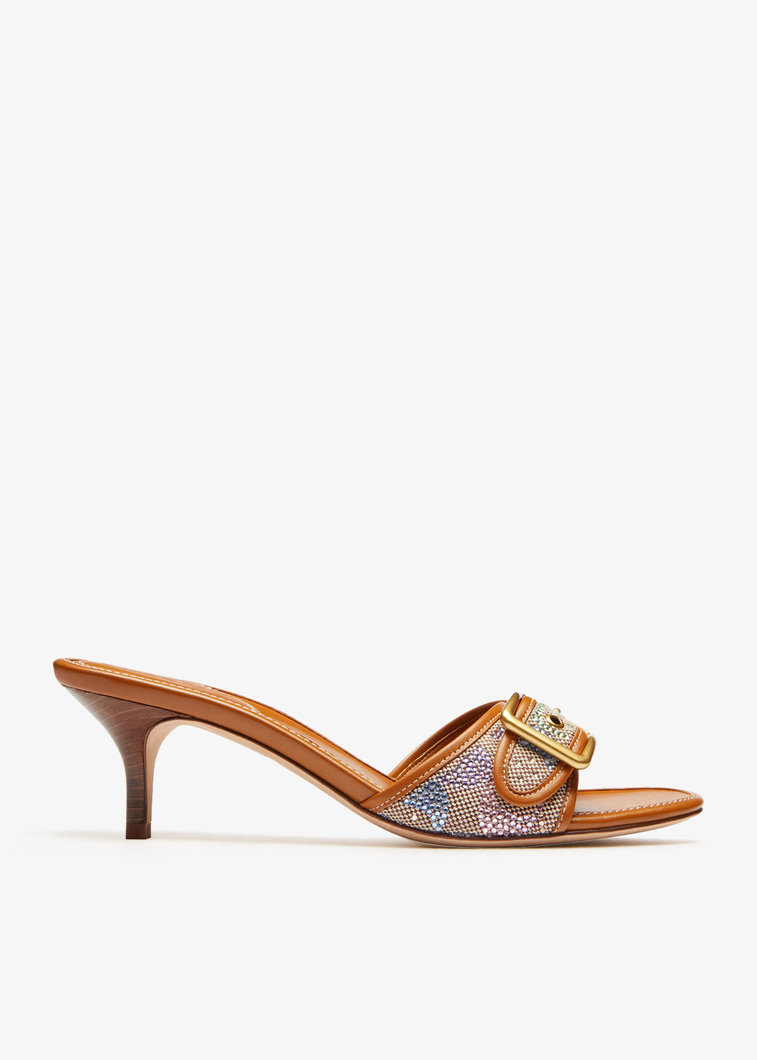 Coach Margot Crystal mules for Women - Beige in USA | Level Shoes