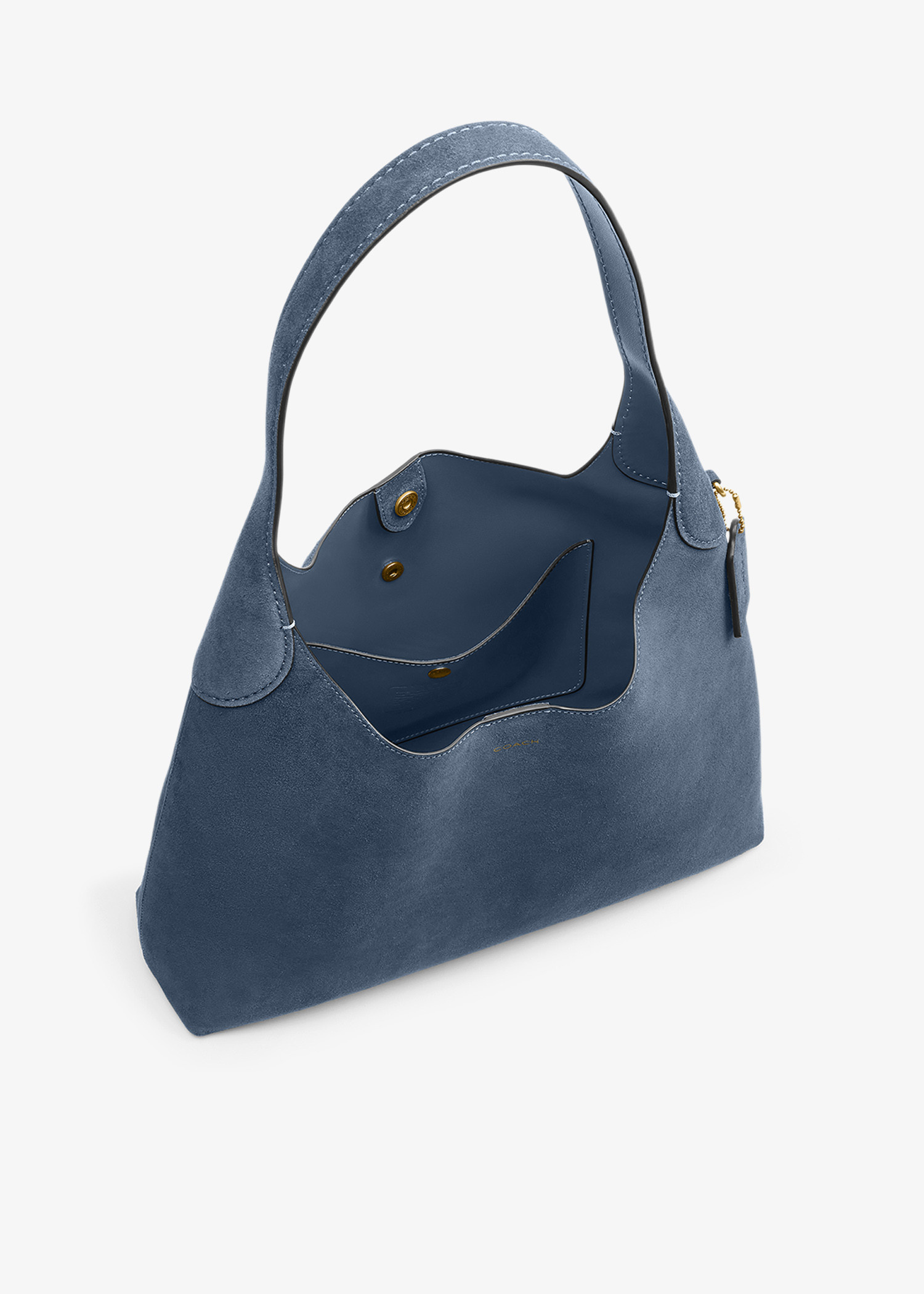 COACH ネイビー ボストンバッグ COACH コーチ ハンドバッグ ボストンバッグ シグネチャー デニム