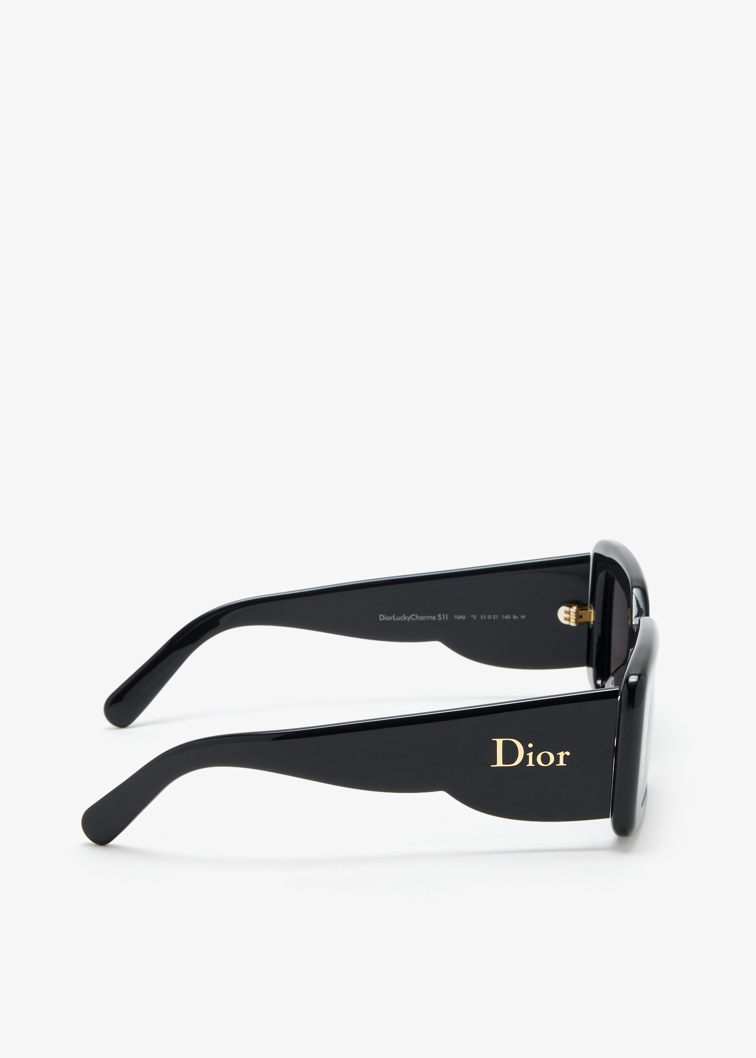 DIOR DiorLuckyCharms S1I rectangular sunglasses for Women - Black