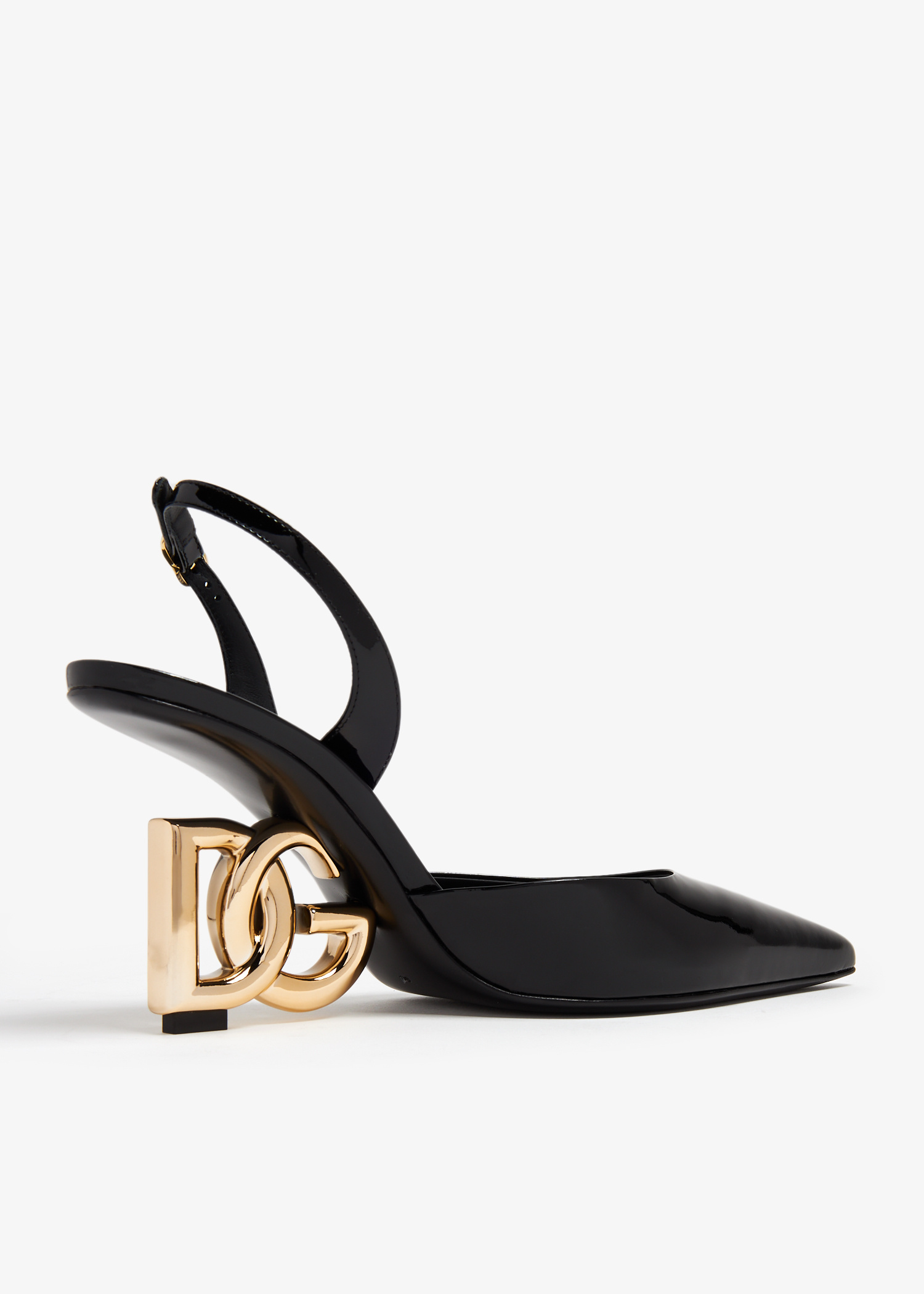 【 s】epine double strap goa pumps Dolce&Gabbana Patent leather slingback pumps for Women