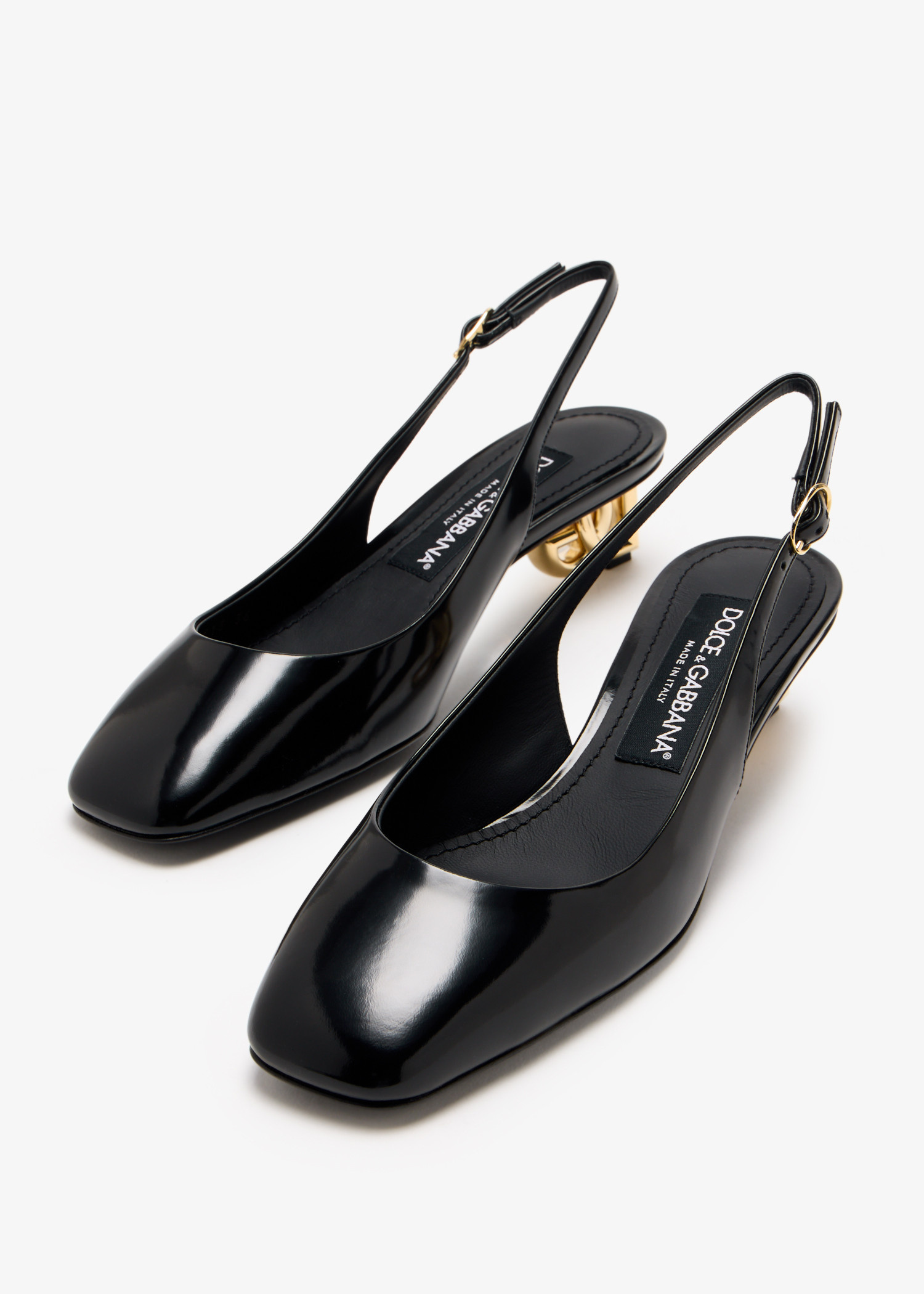 VIP【送料関税込】DOLCE&GABBANA PATENT SLINGBACK PUMPS DG patent leather slingback pumps in red - Dolce Gabbana
