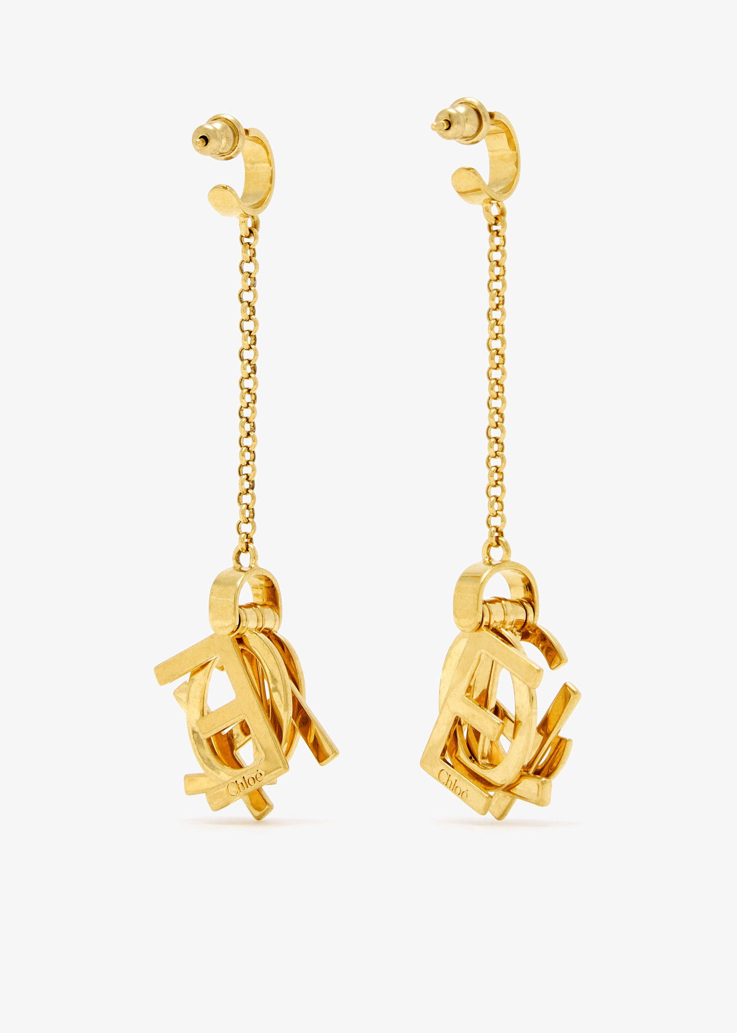 ピアス Chloe Chloe Letters Drop Earrings Chloé The Chloé Letters earrings for Women - Gold in UAE