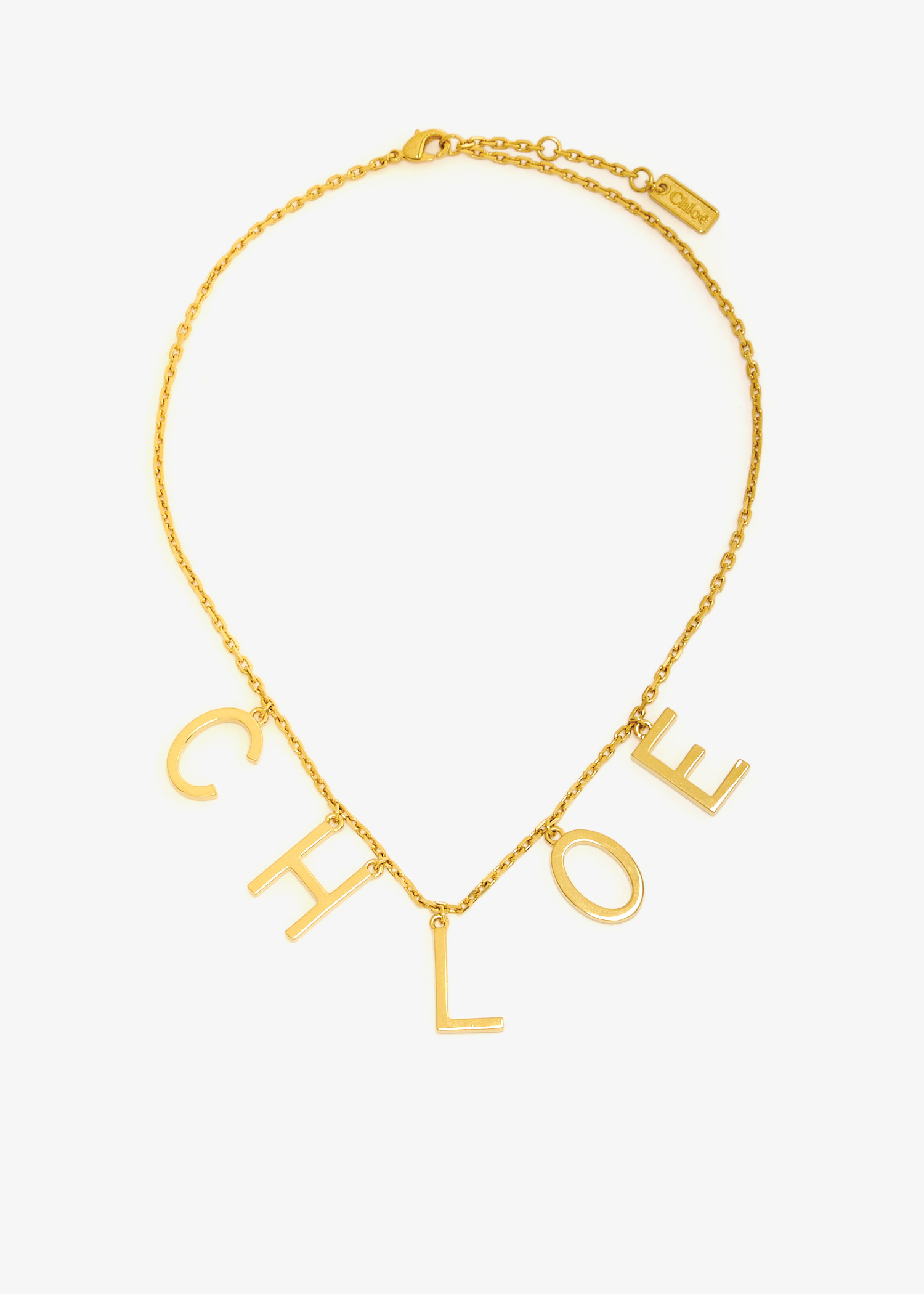 アクセサリーその他 CHLOE Woman Jewel Gold CH25AJN08CB7 9DC Chloé The Chloé Letters necklace for Women - Gold in UAE