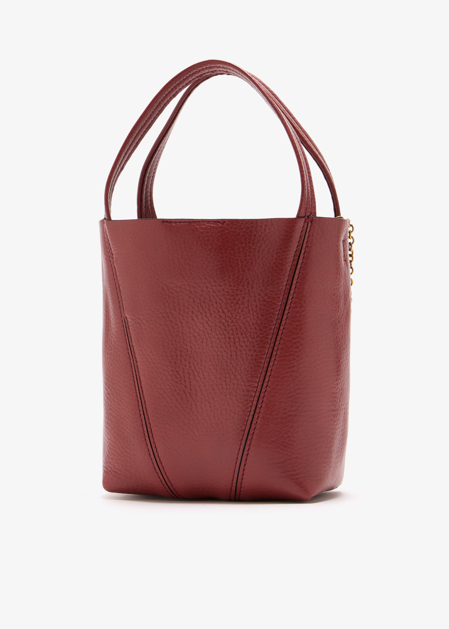 Chloé Small Chloé Spin tote bag for Women - Burgundy in UAE